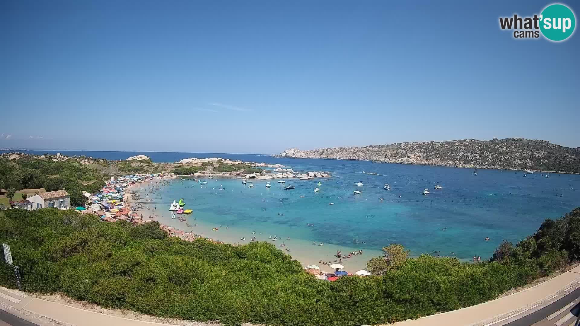 Webcam Rena di Levante – Live View from Capo Testa
