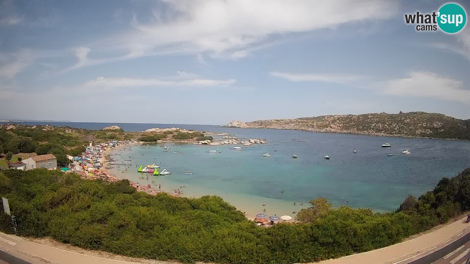 Webcam Rena di Levante – Live View from Capo Testa