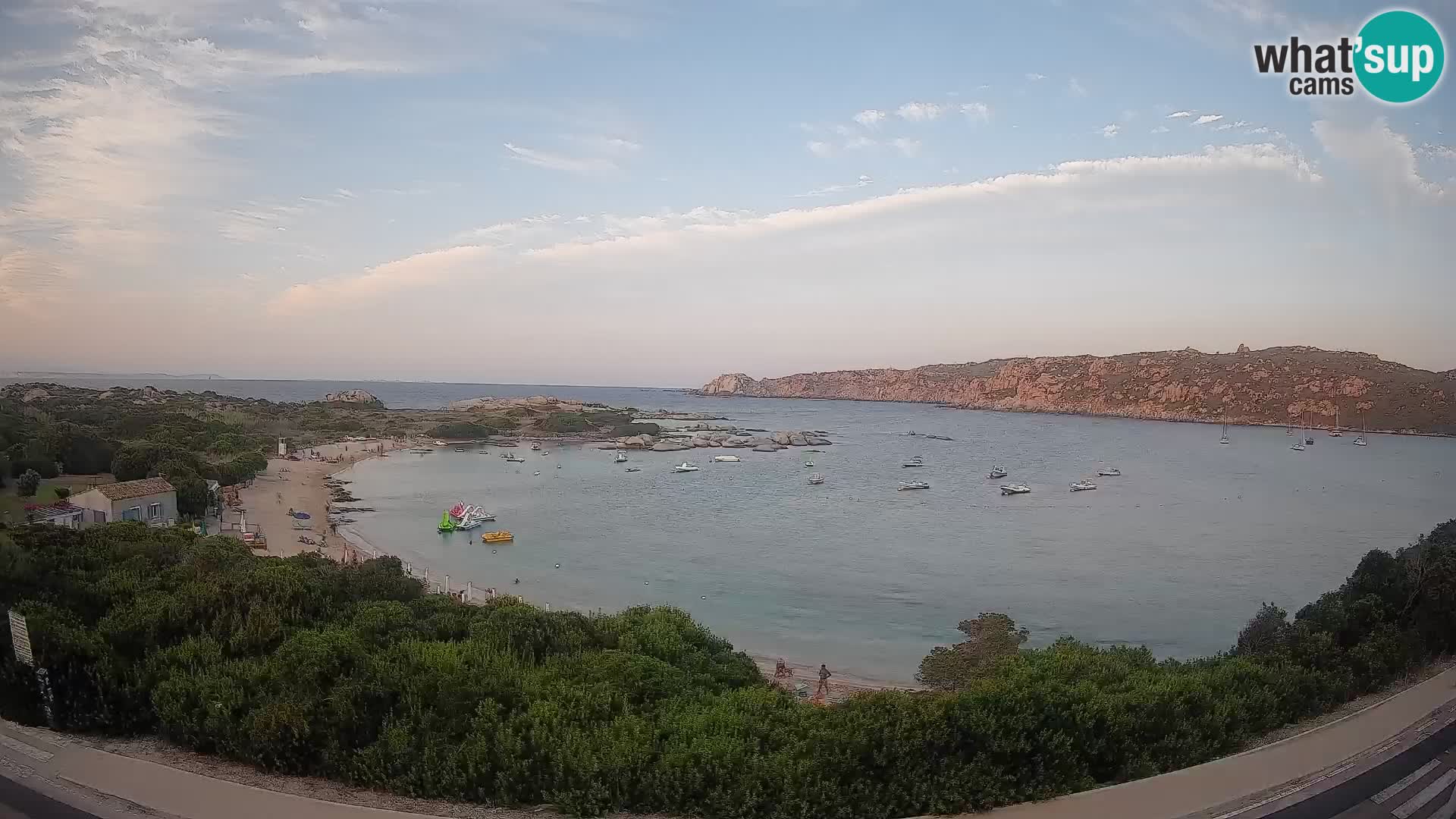 Web kamera Rena di Levante – Pogled uživo s Capo Testa
