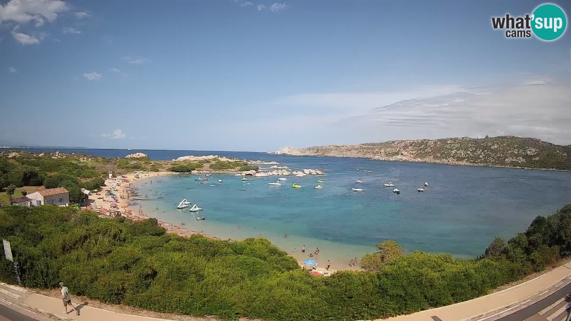 Webcam Rena di Levante – Live View from Capo Testa