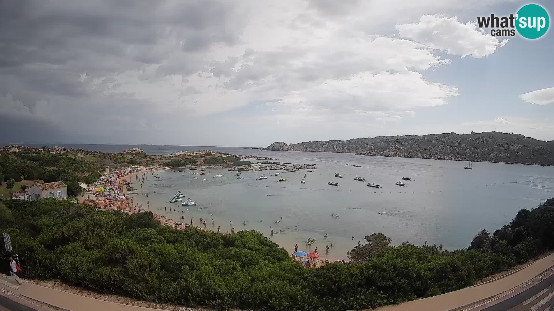 Spletna kamera Rena di Levante – Pogled v živo na Capo Testa