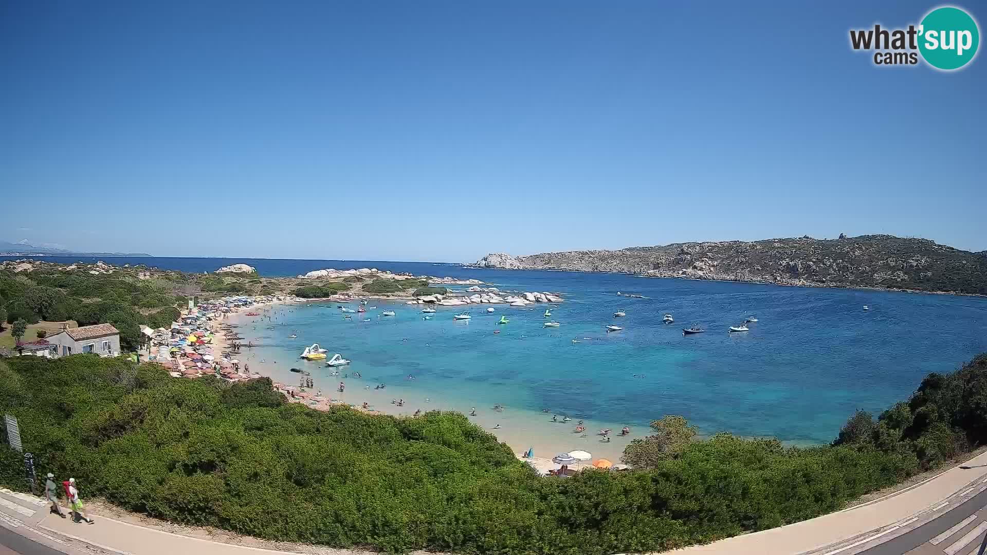Webcam Rena di Levante – Live View from Capo Testa