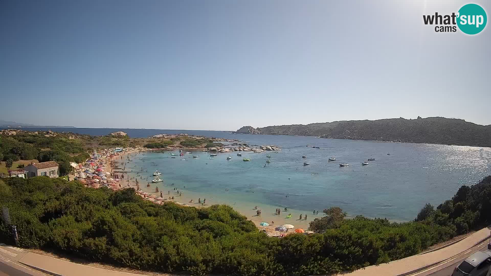 Webcam Rena di Levante – Live View from Capo Testa