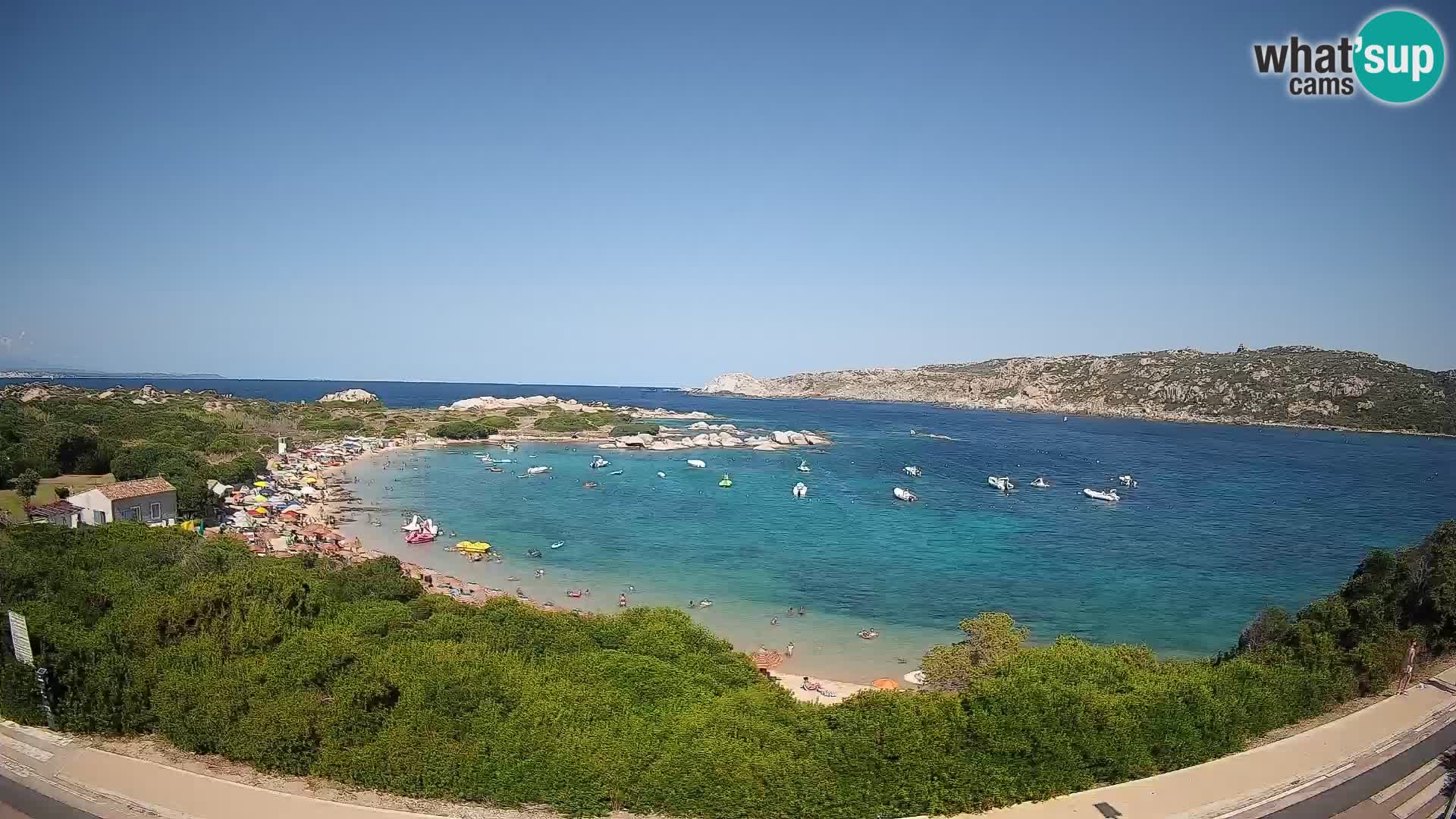 Webcam Rena di Levante – Live View from Capo Testa