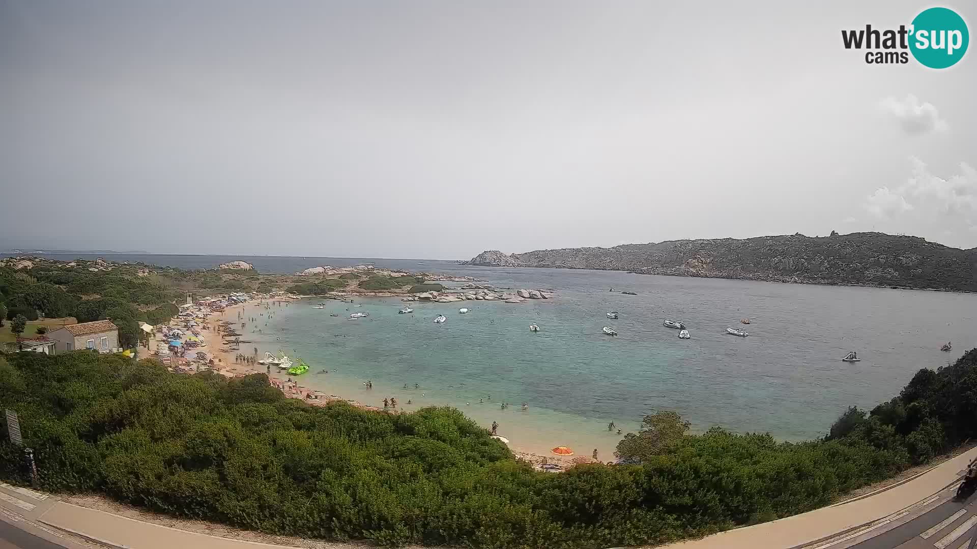 Webcam Rena di Levante – Live View from Capo Testa