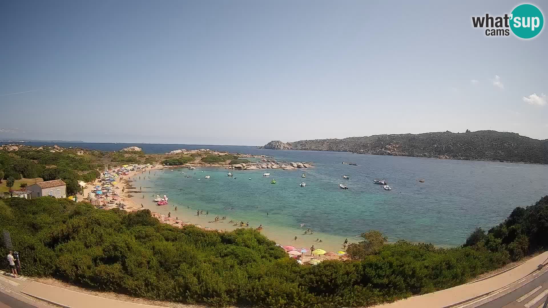 Webcam Rena di Levante – Live View from Capo Testa