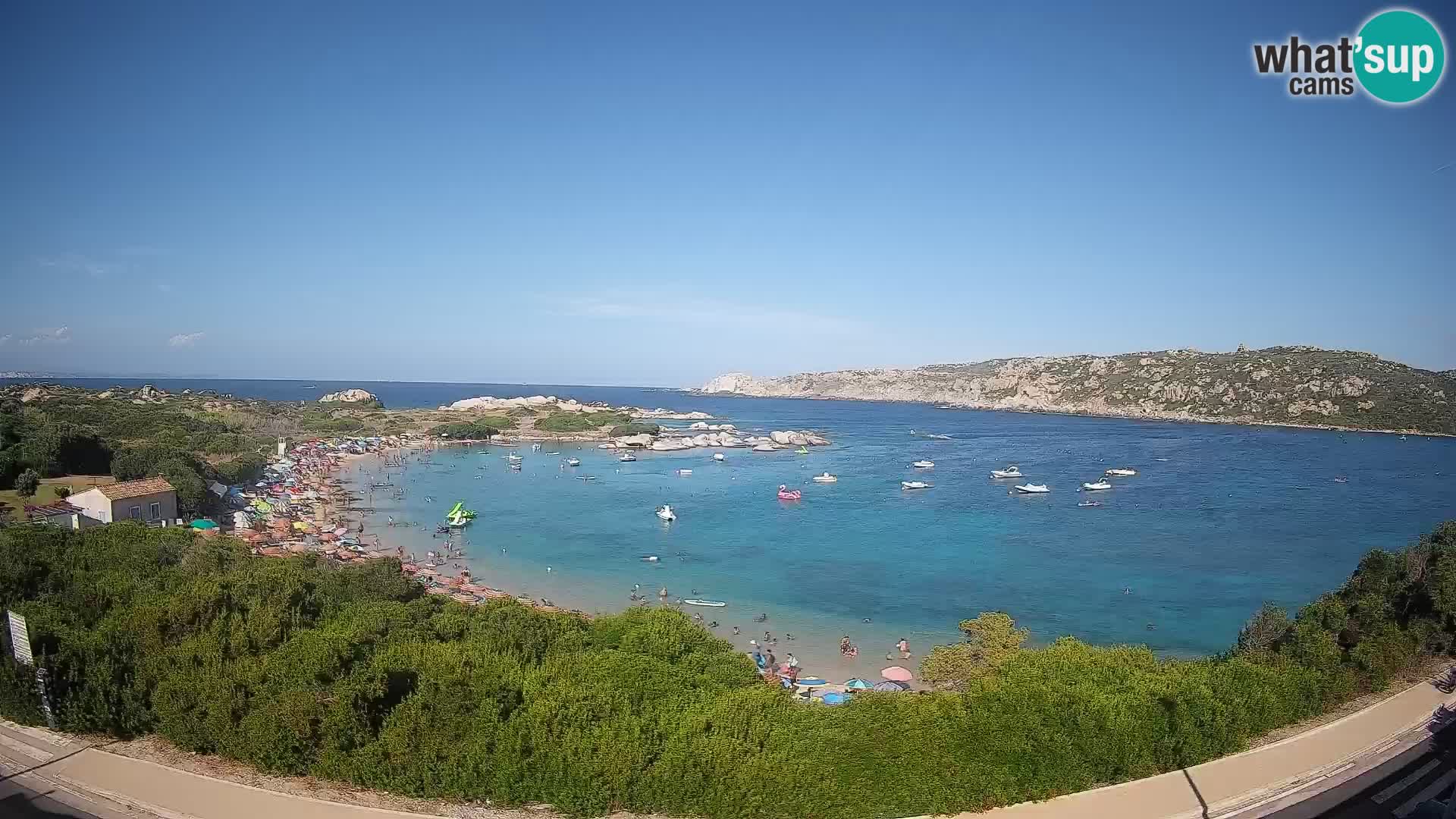 Webcam Rena di Levante – Live View from Capo Testa