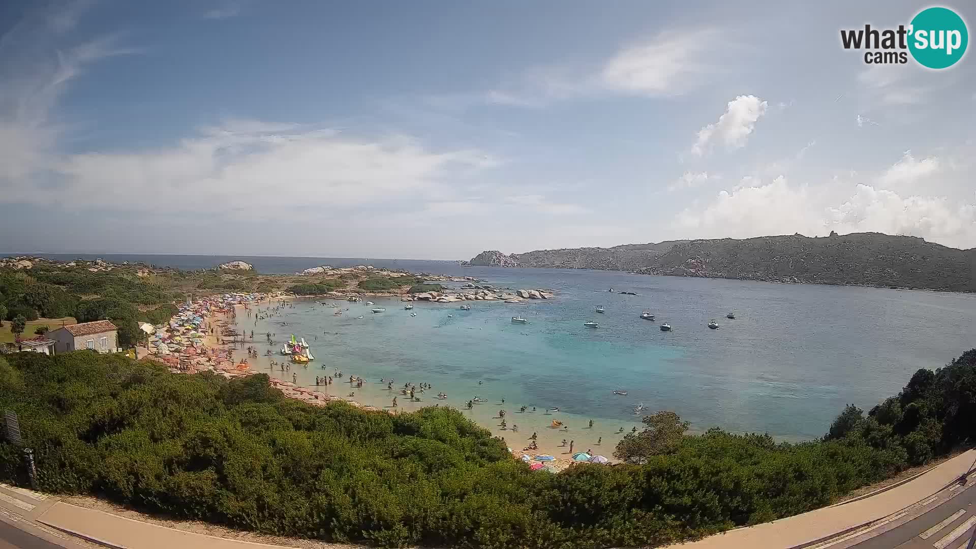 Webcam Rena di Levante – Live View from Capo Testa