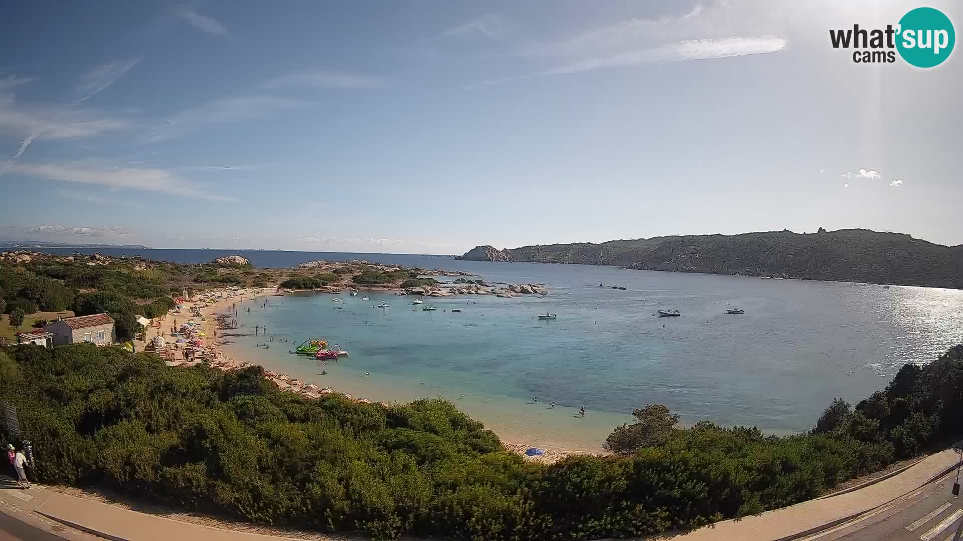 Webcam Rena di Levante – Live View from Capo Testa