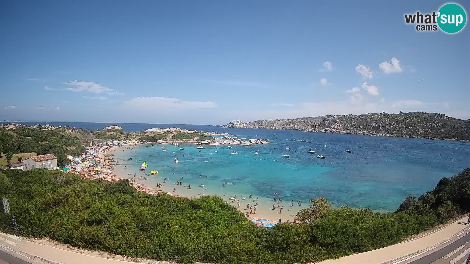 Webcam Rena di Levante – Live View from Capo Testa