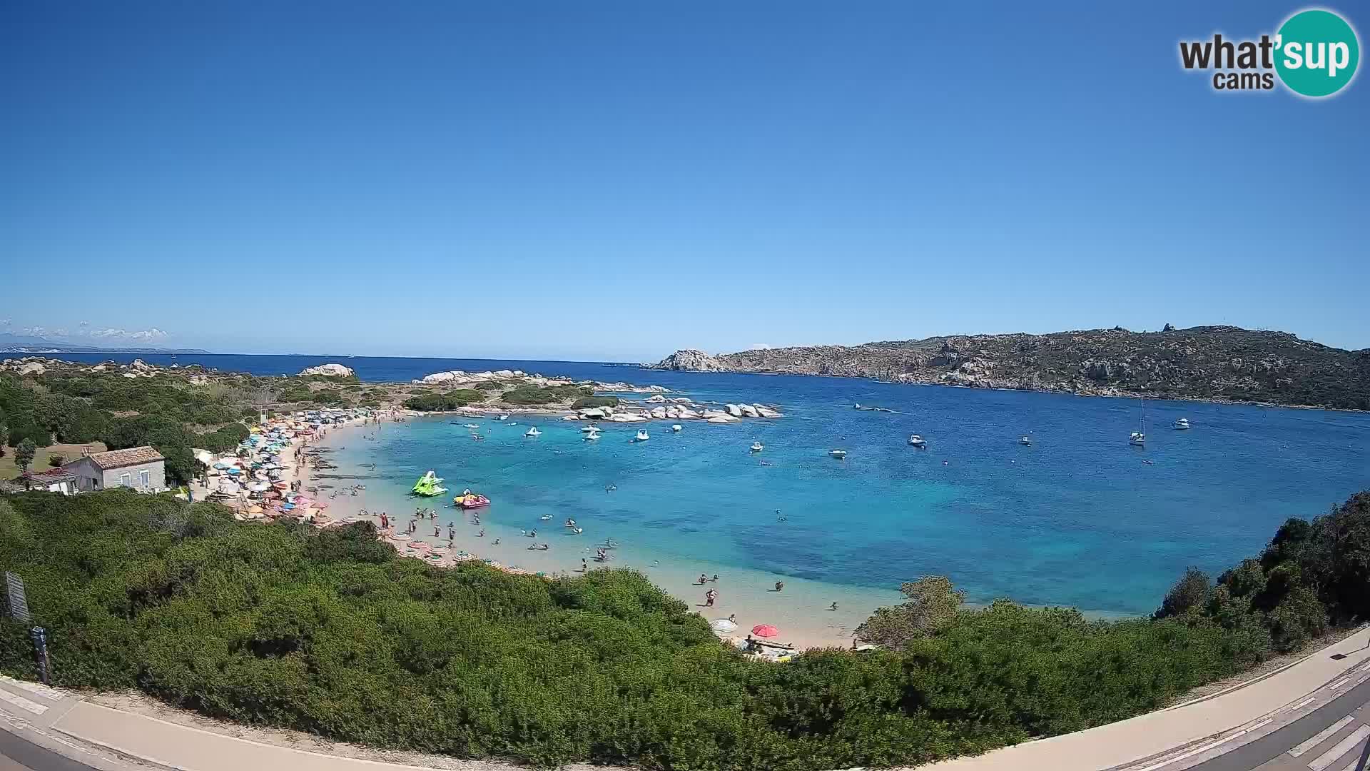 Webcam Rena di Levante – Live View from Capo Testa