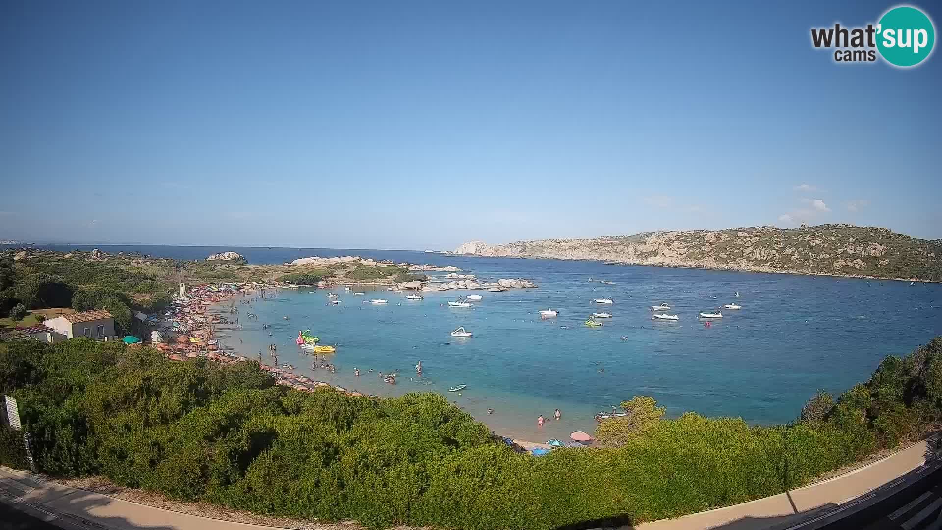 Webcam Rena di Levante – Live View from Capo Testa