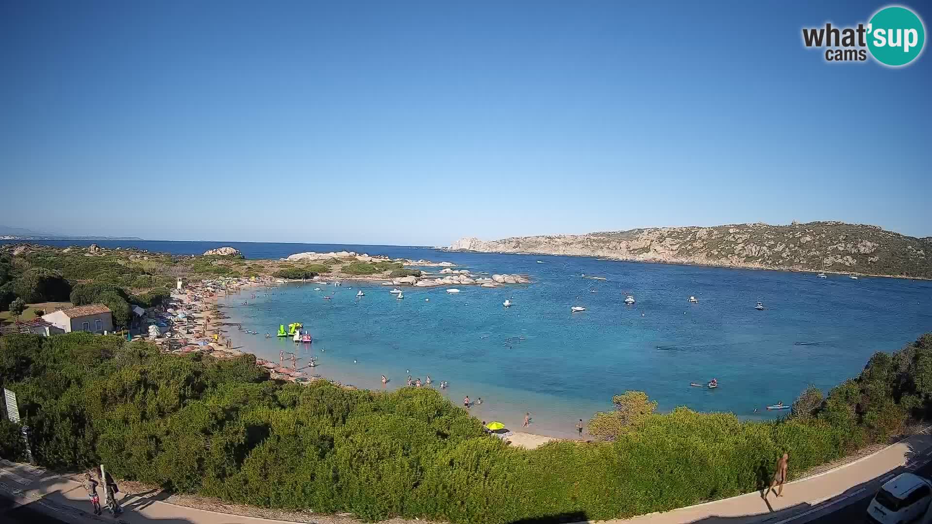 Webcam Rena di Levante – Live View from Capo Testa