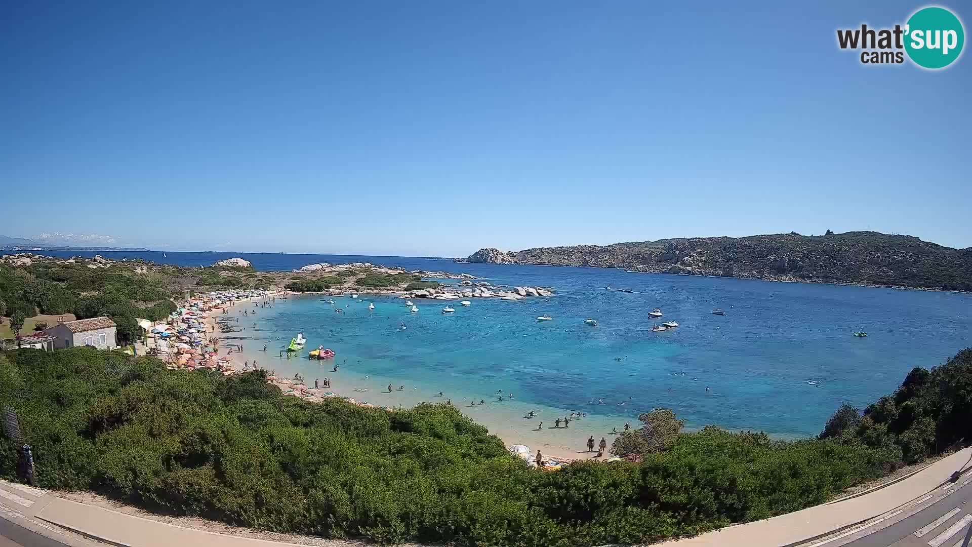 Webcam Rena di Levante – Live View from Capo Testa