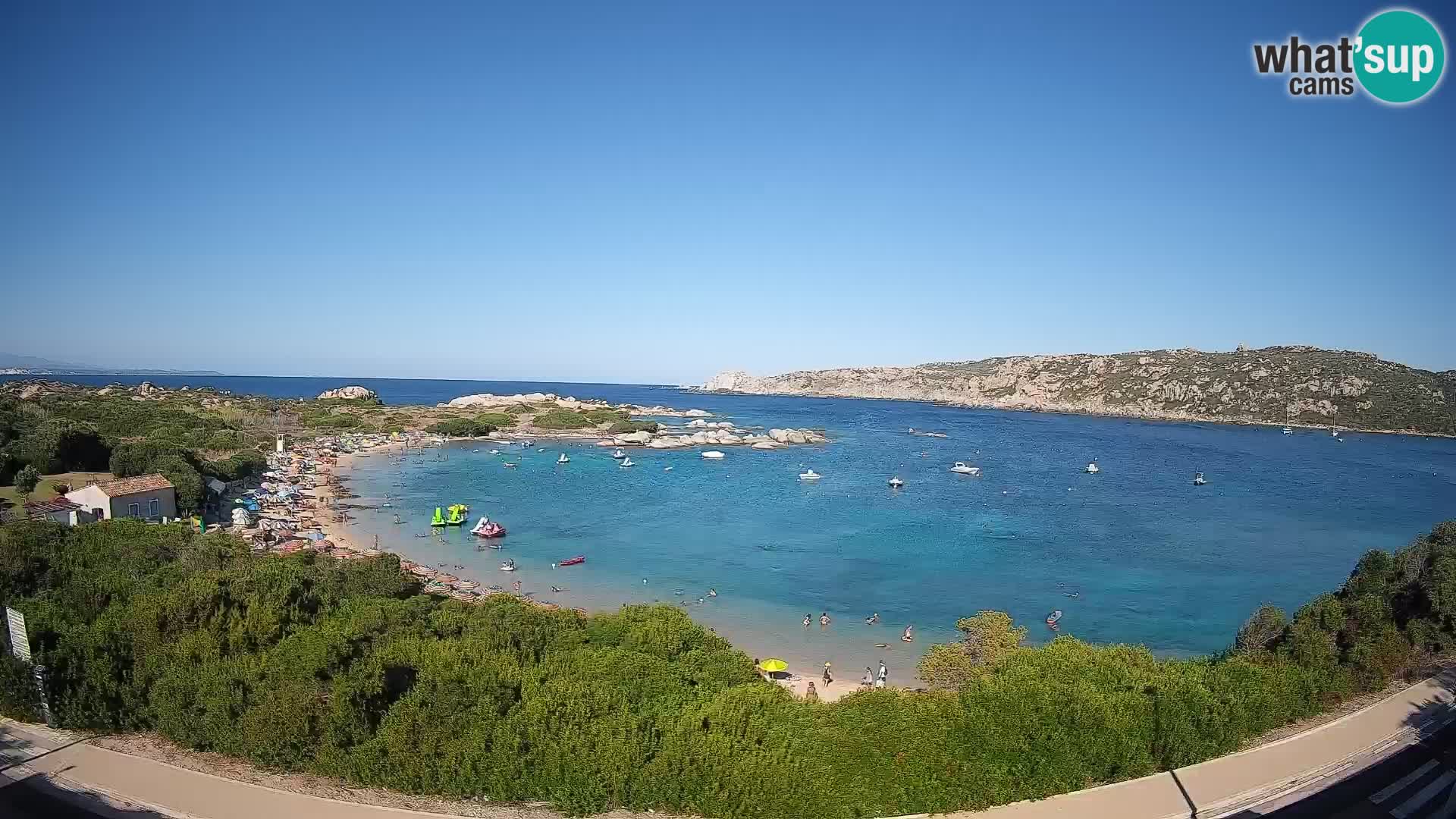 Webcam Rena di Levante – Live View from Capo Testa
