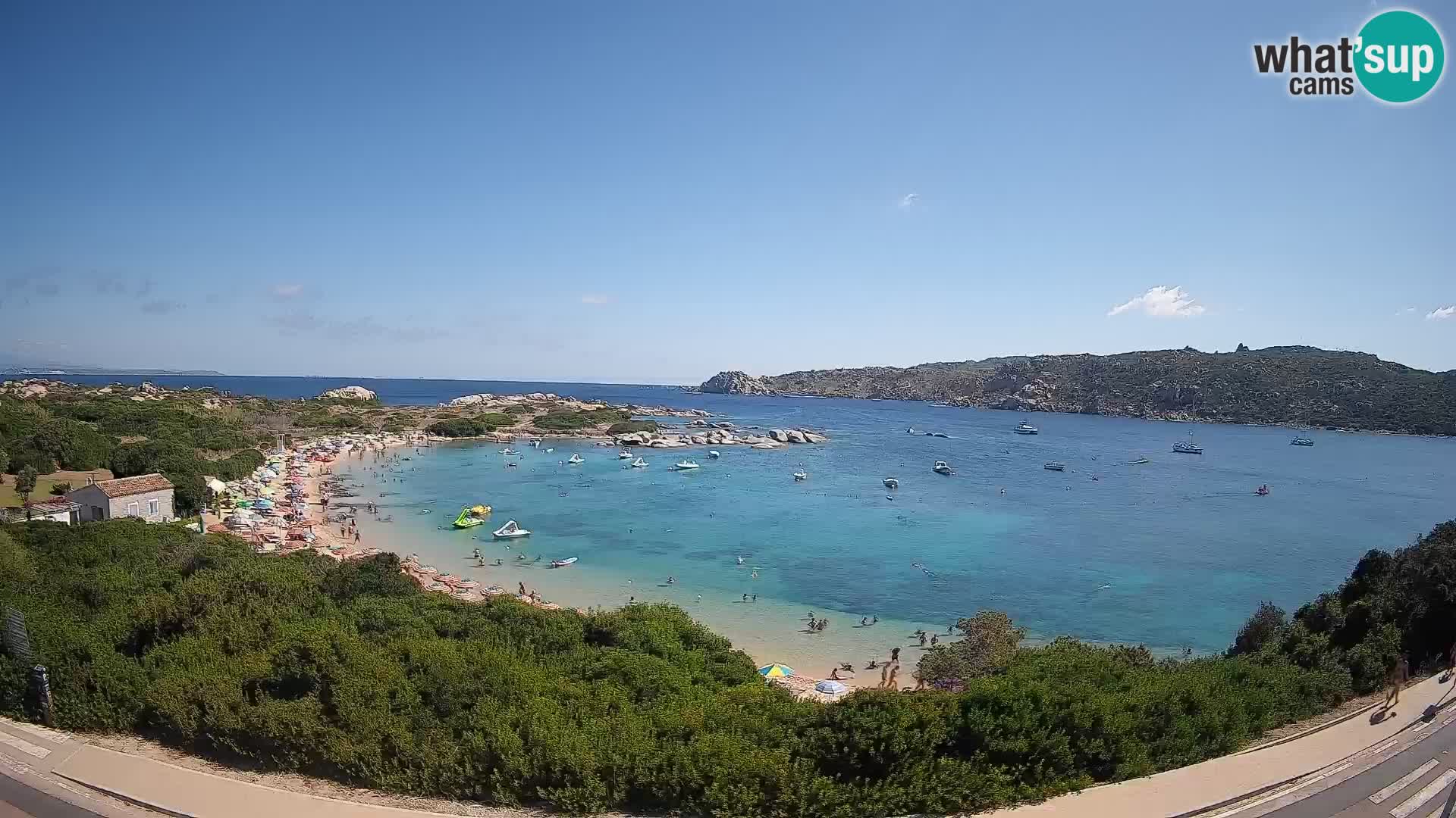 Webcam Rena di Levante – Live View from Capo Testa