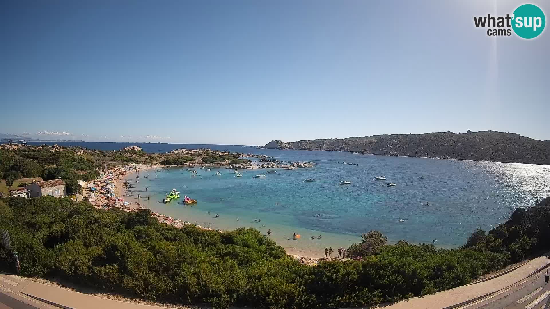 Spletna kamera Rena di Levante – Pogled v živo na Capo Testa