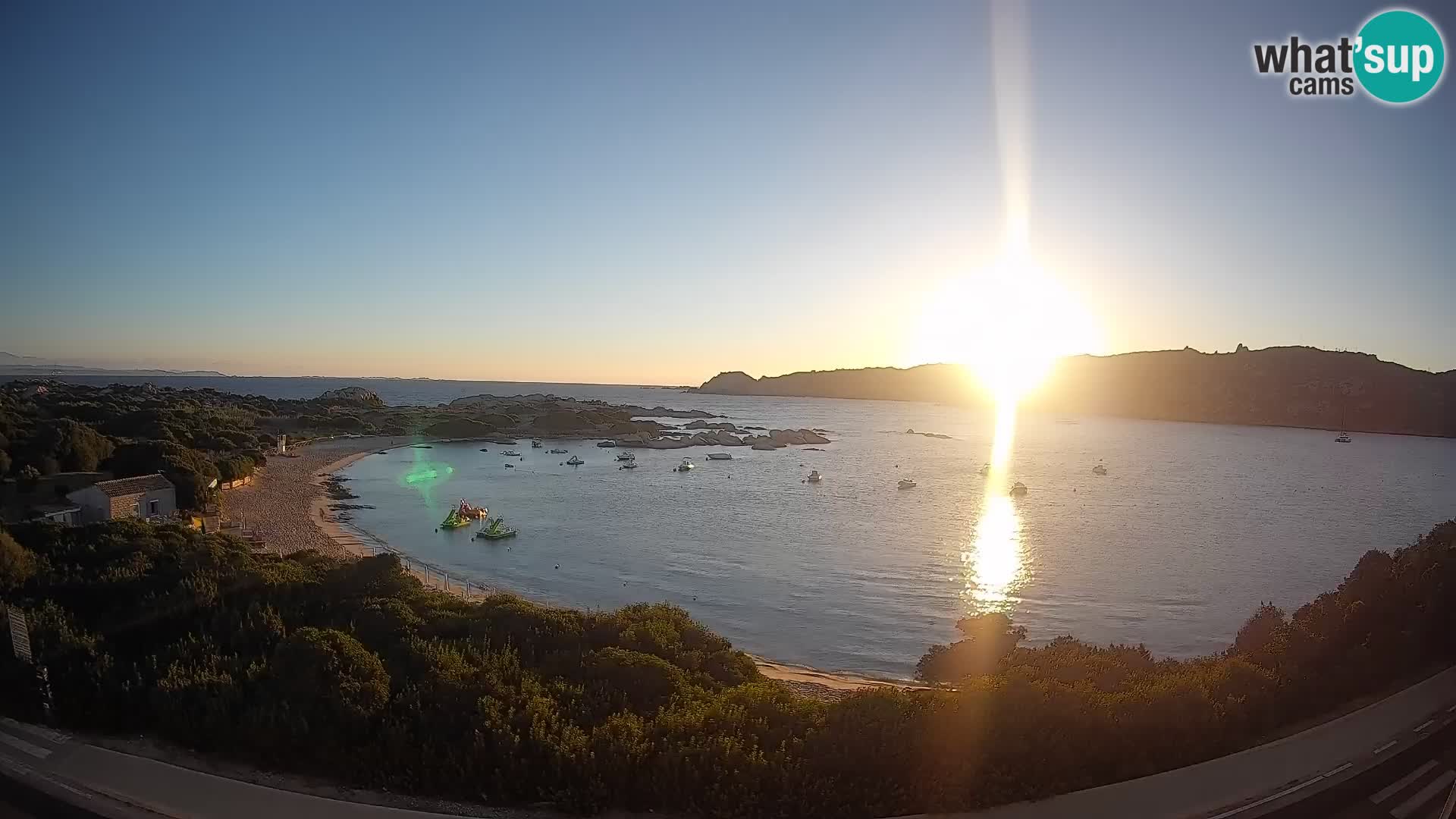 Spletna kamera Rena di Levante – Pogled v živo na Capo Testa