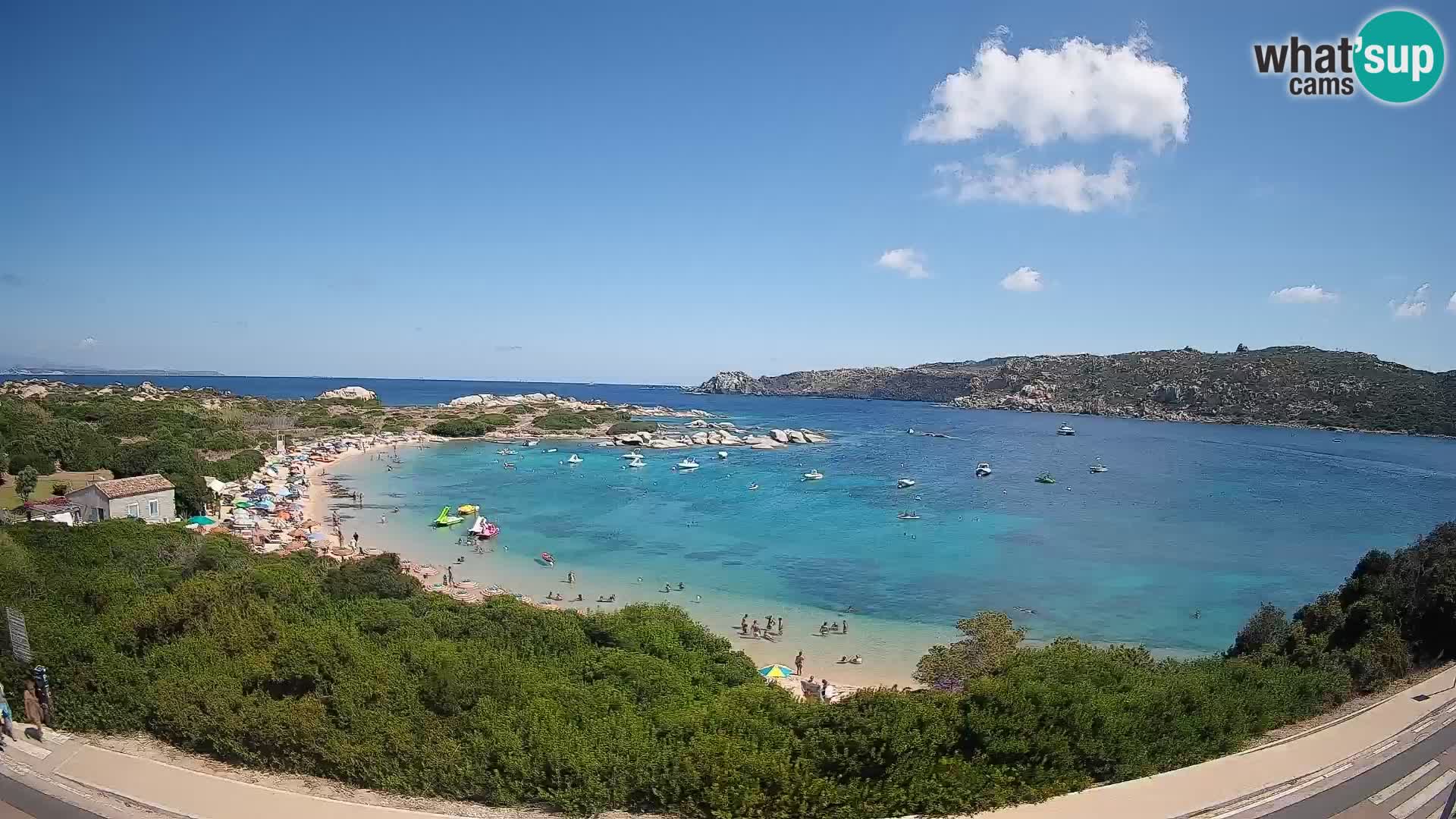 Webcam Rena di Levante – Live View from Capo Testa