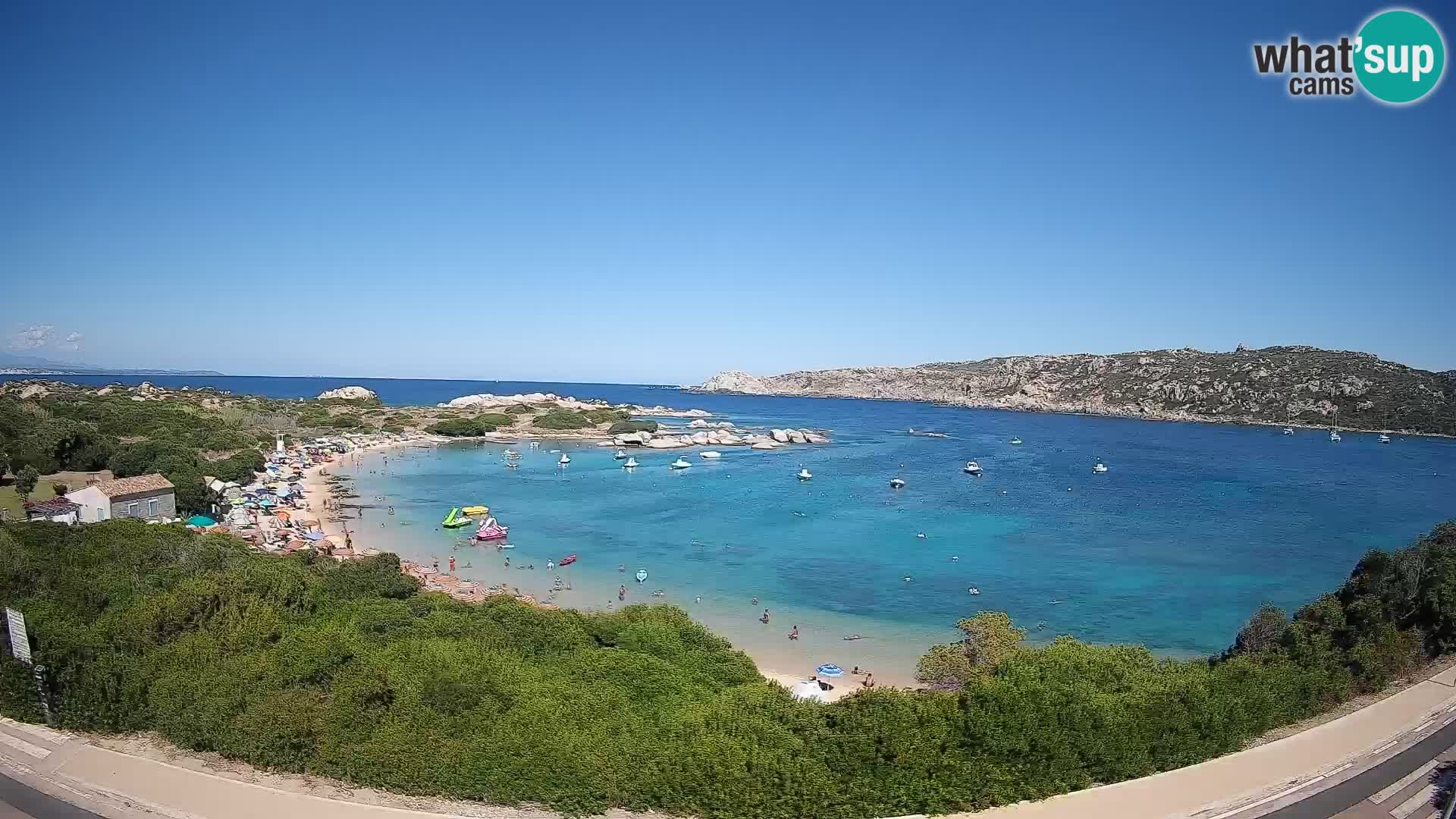 Spletna kamera Rena di Levante – Pogled v živo na Capo Testa