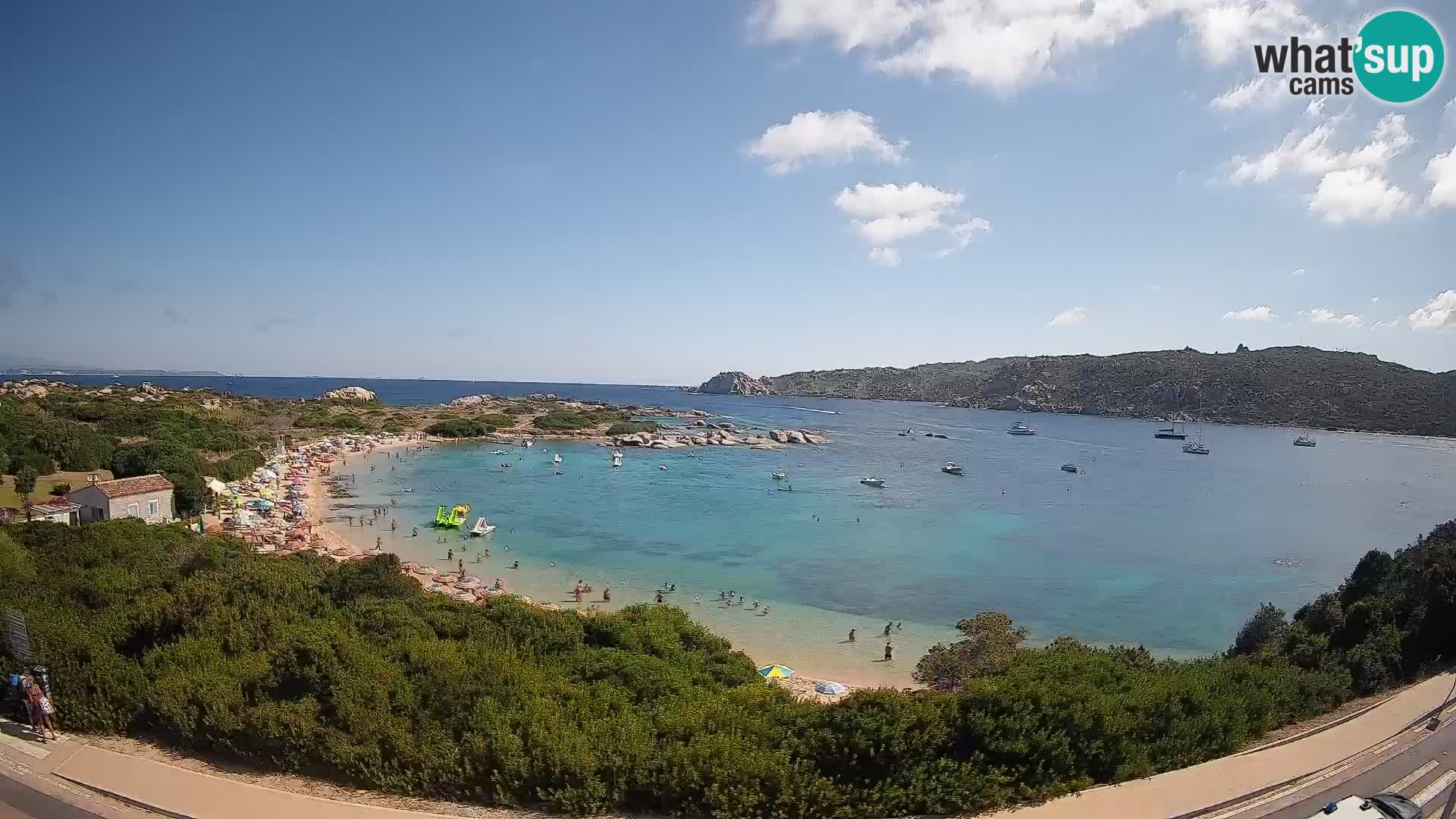 Webcam Rena di Levante – Live View from Capo Testa