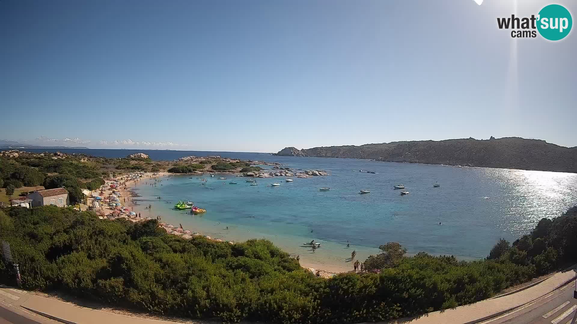 Webcam Rena di Levante – Live View from Capo Testa