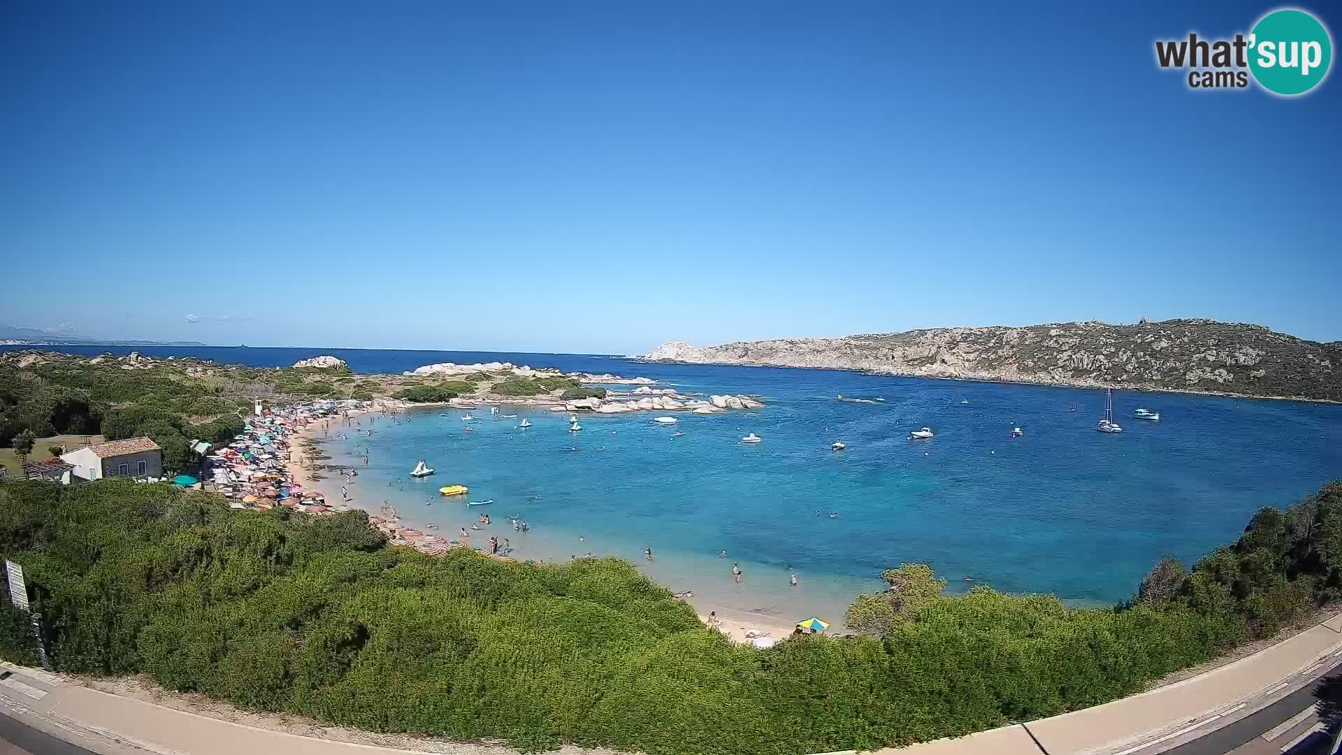 Webcam Rena di Levante – Live View from Capo Testa