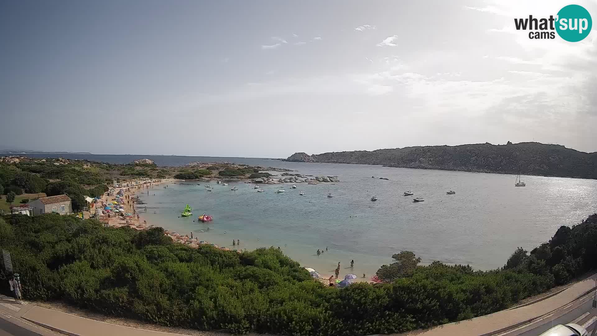 Webcam Rena di Levante – Live View from Capo Testa