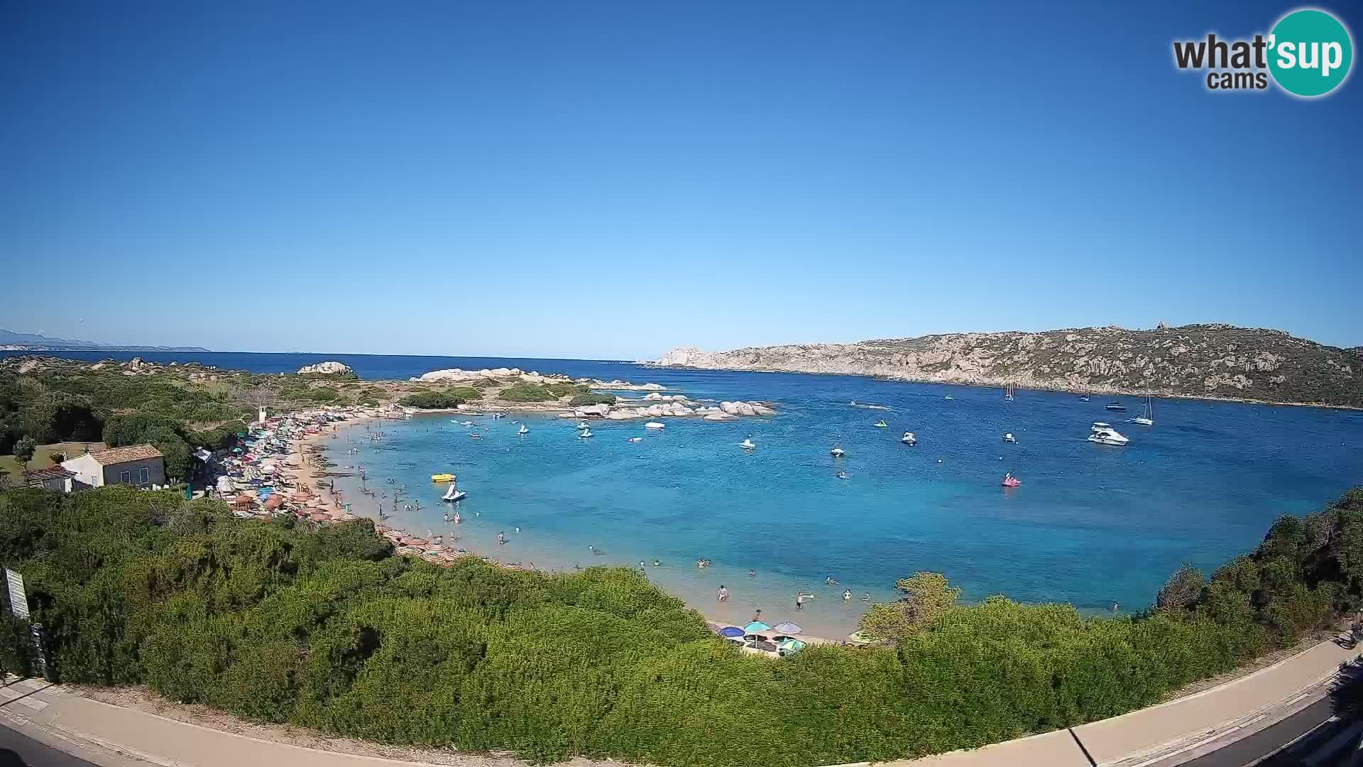 Webcam Rena di Levante – Live View from Capo Testa