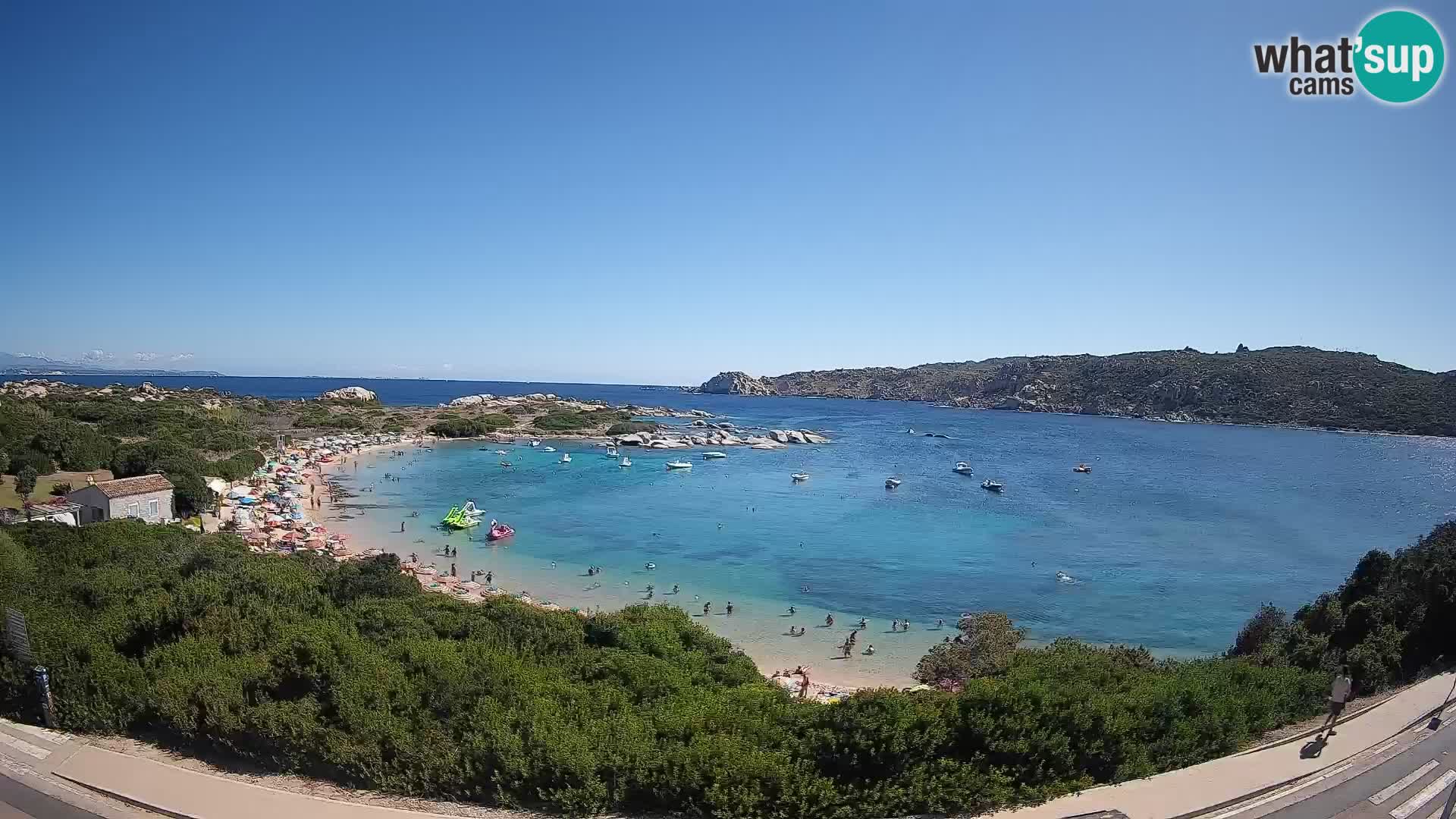 Spletna kamera Rena di Levante – Pogled v živo na Capo Testa