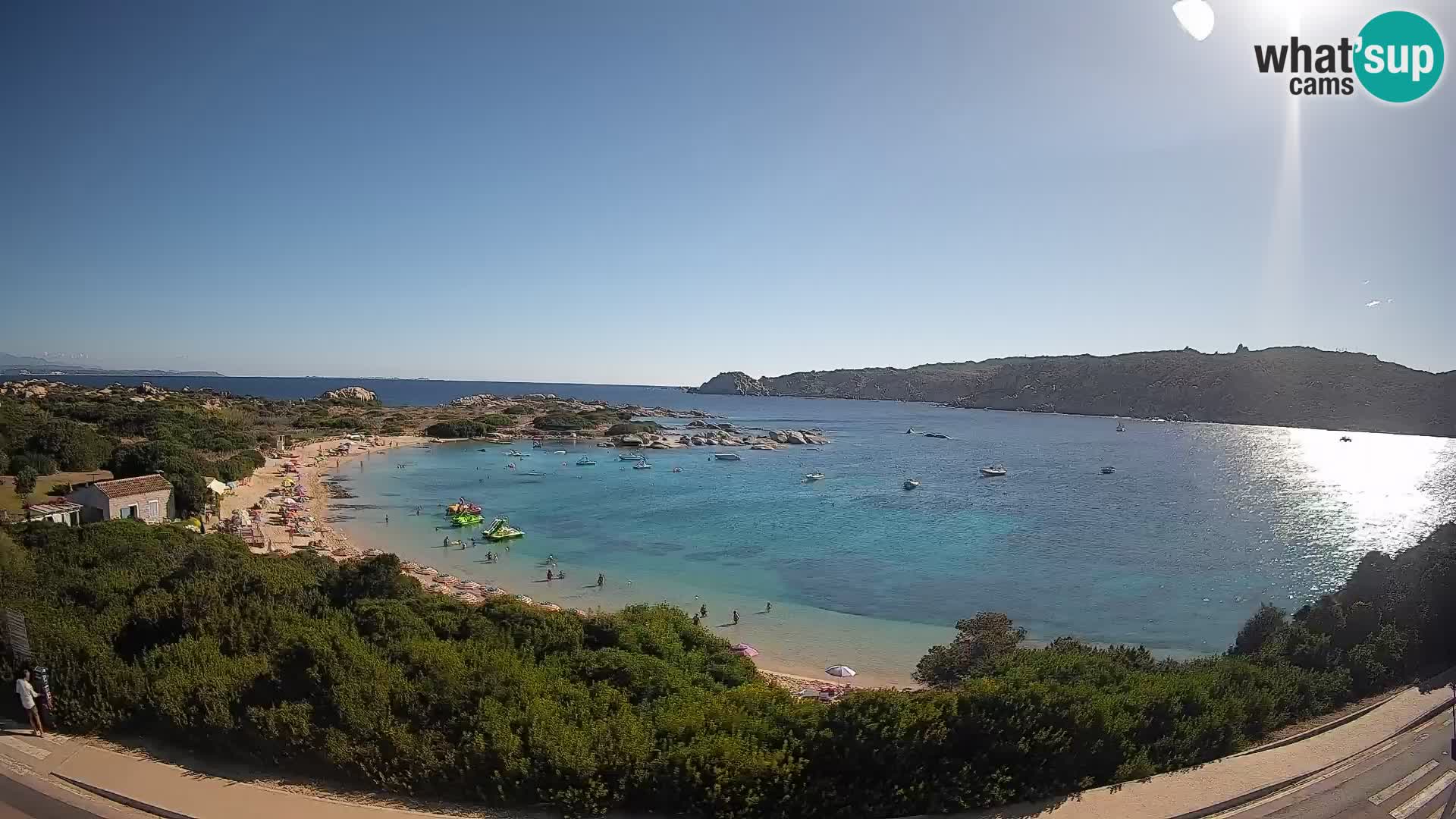 Webcam Rena di Levante – Live View from Capo Testa