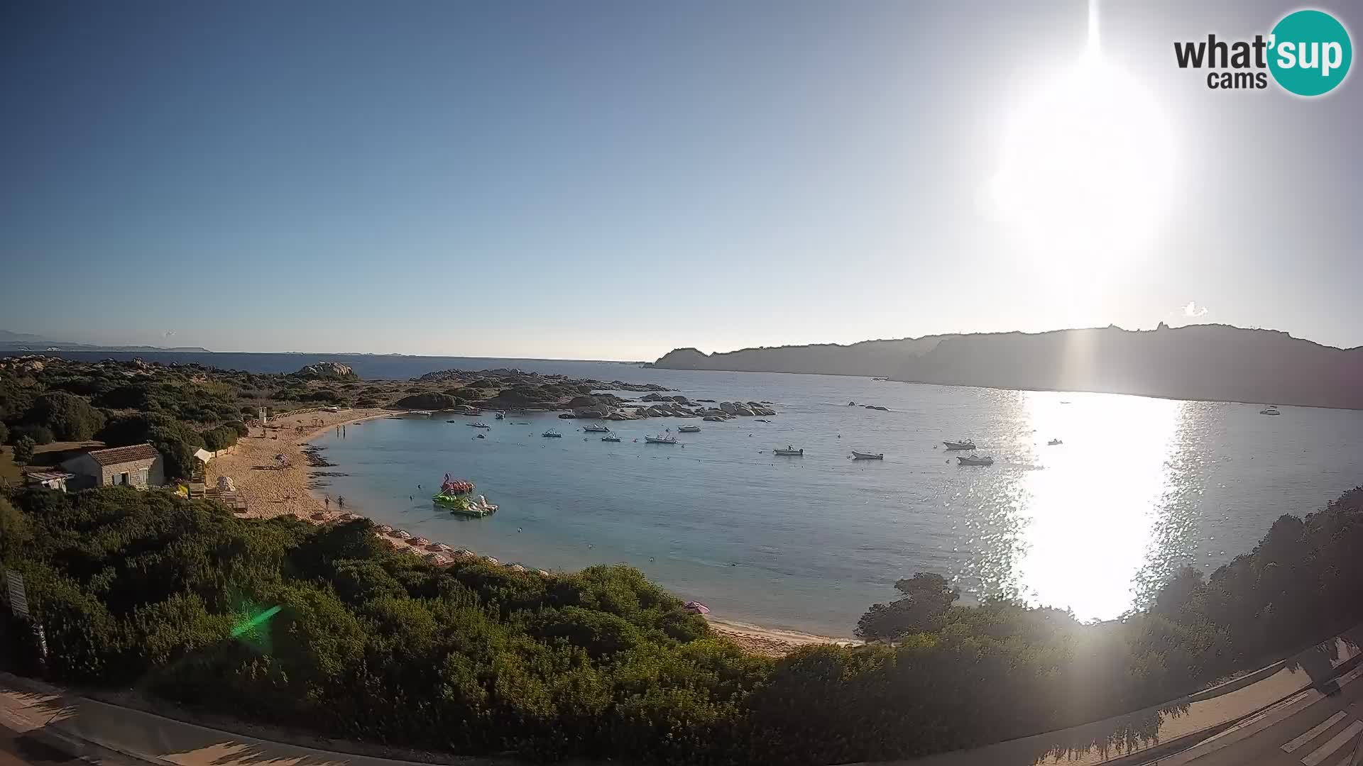 Webcam Rena di Levante – Live View from Capo Testa