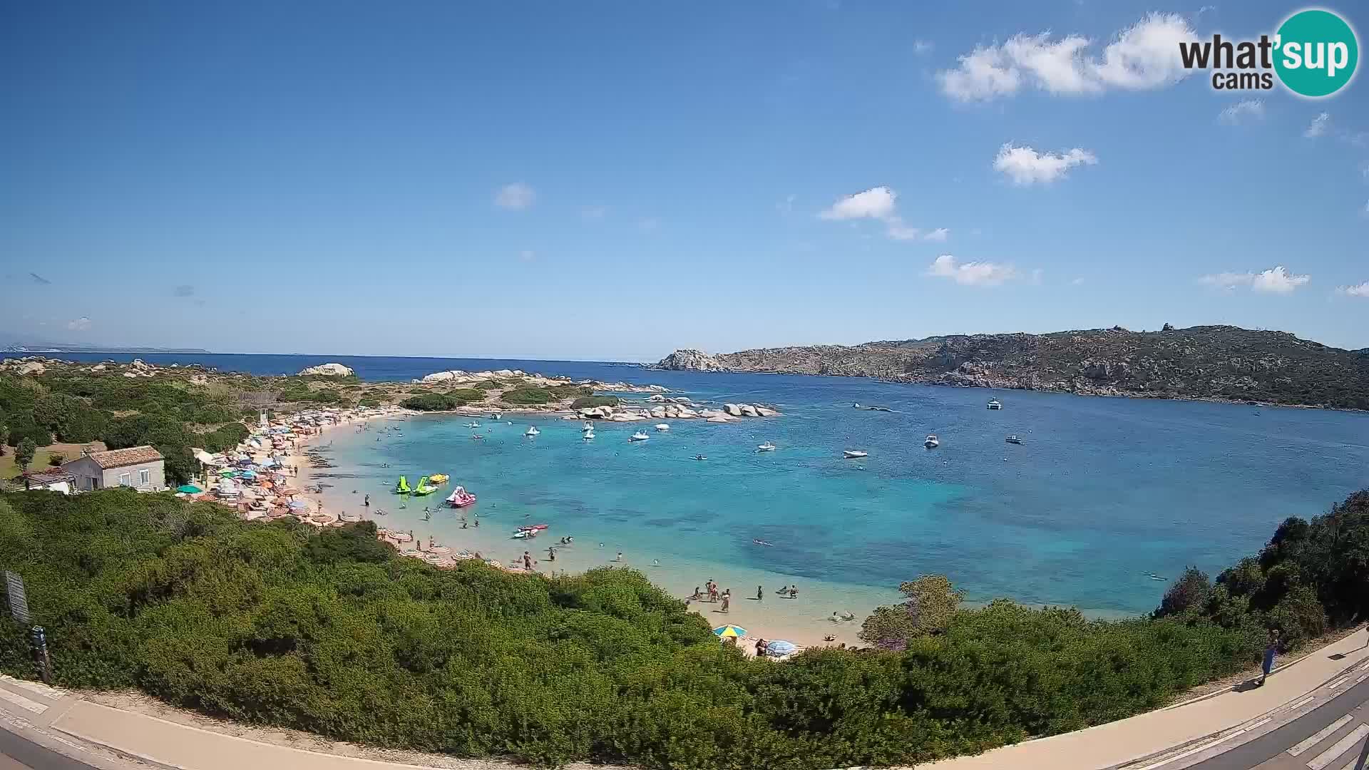 Webcam Rena di Levante – Live View from Capo Testa