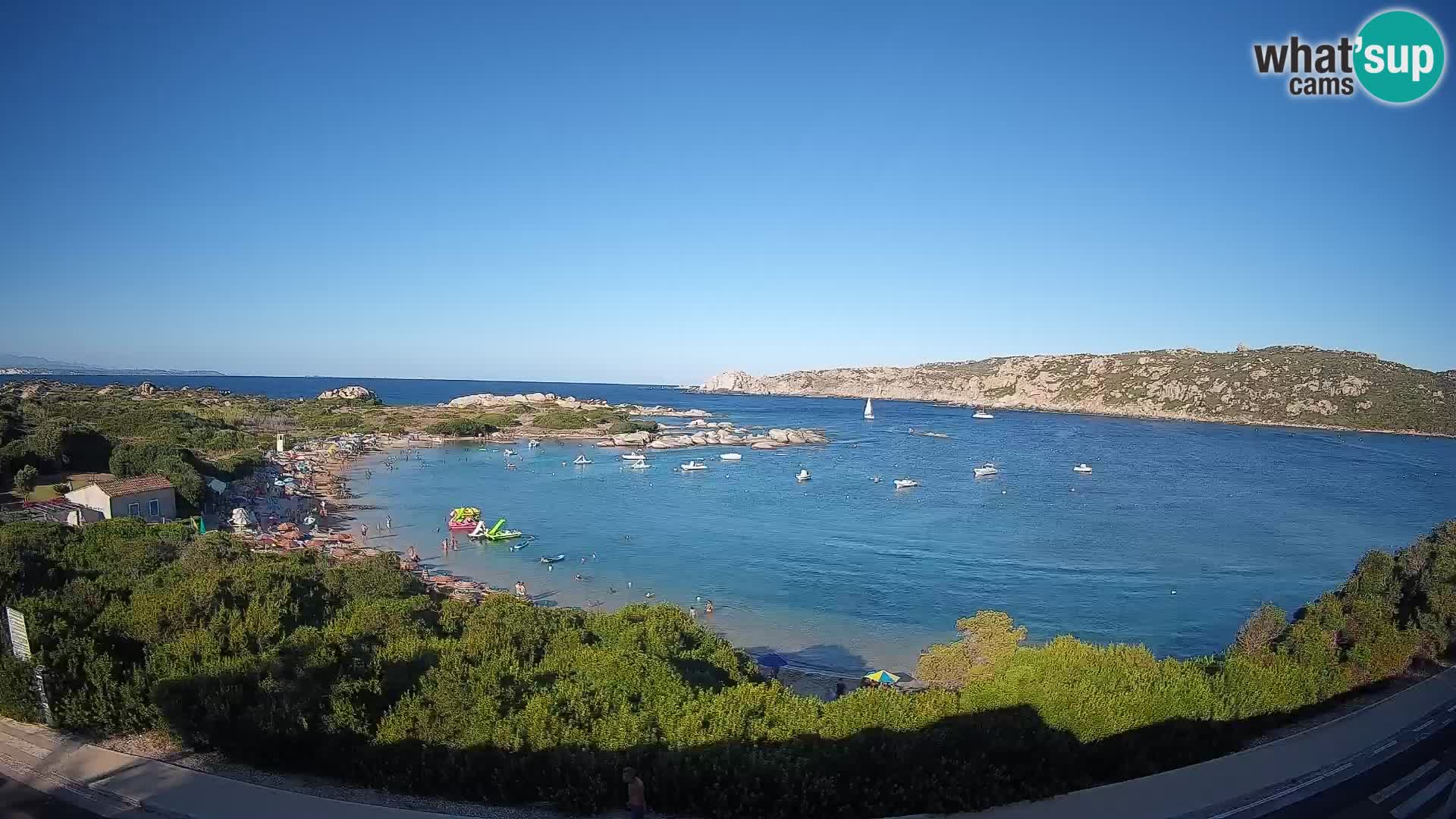Webcam Rena di Levante – Live View from Capo Testa