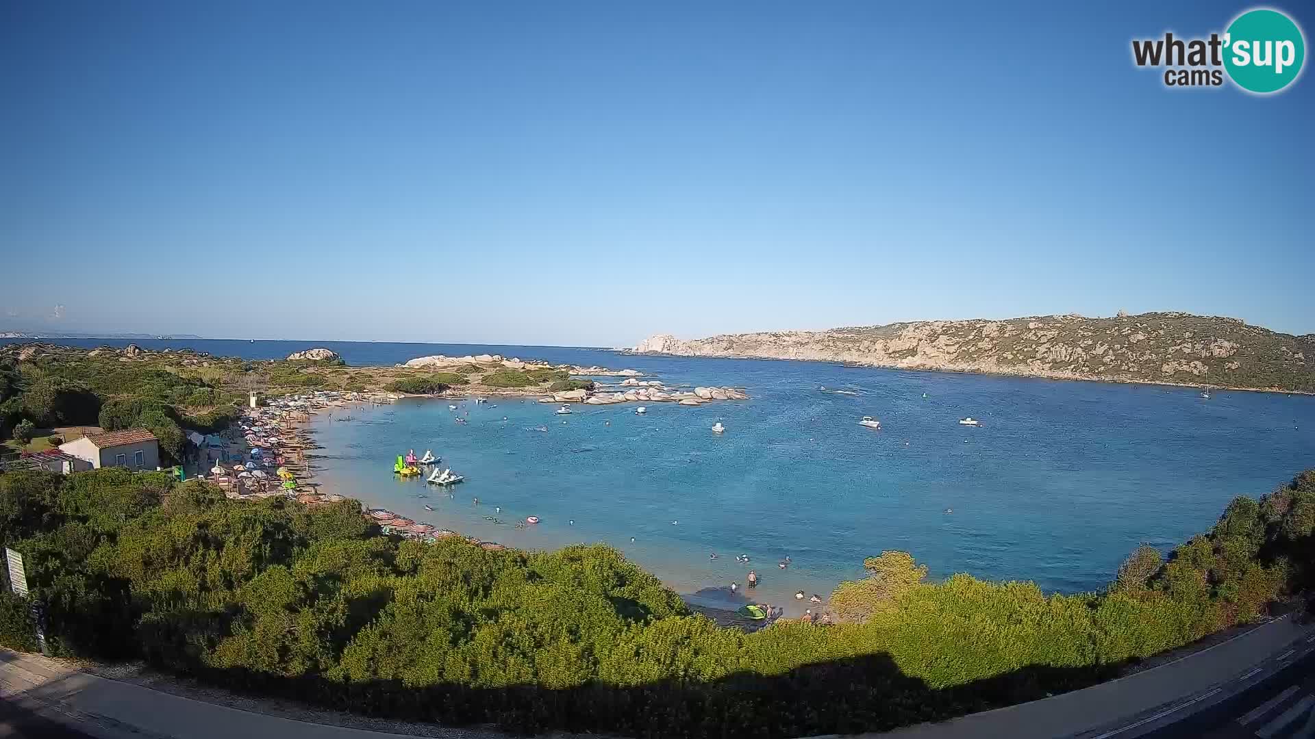 Webcam Rena di Levante – Live View from Capo Testa