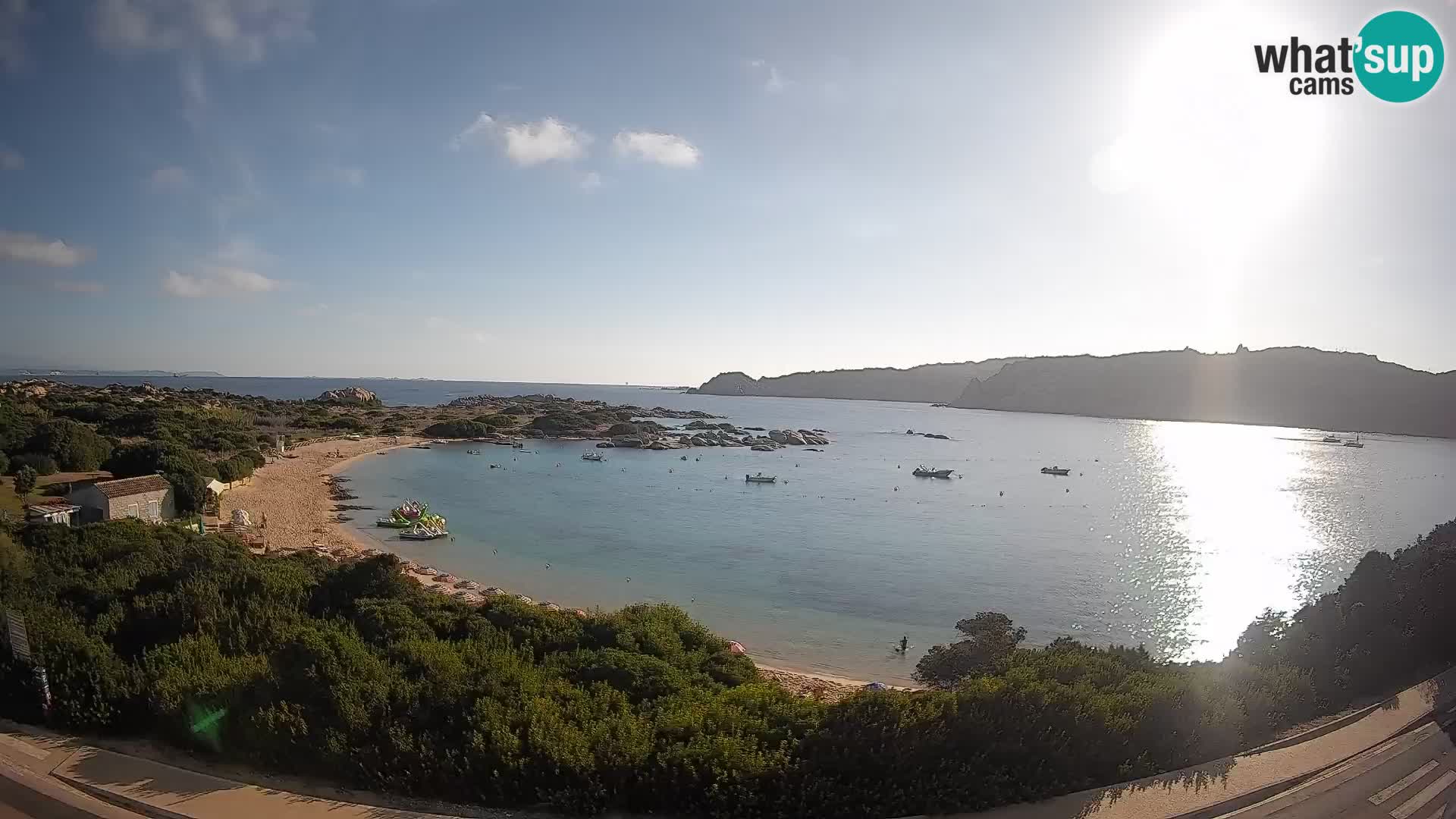 Webcam Rena di Levante – Live View from Capo Testa