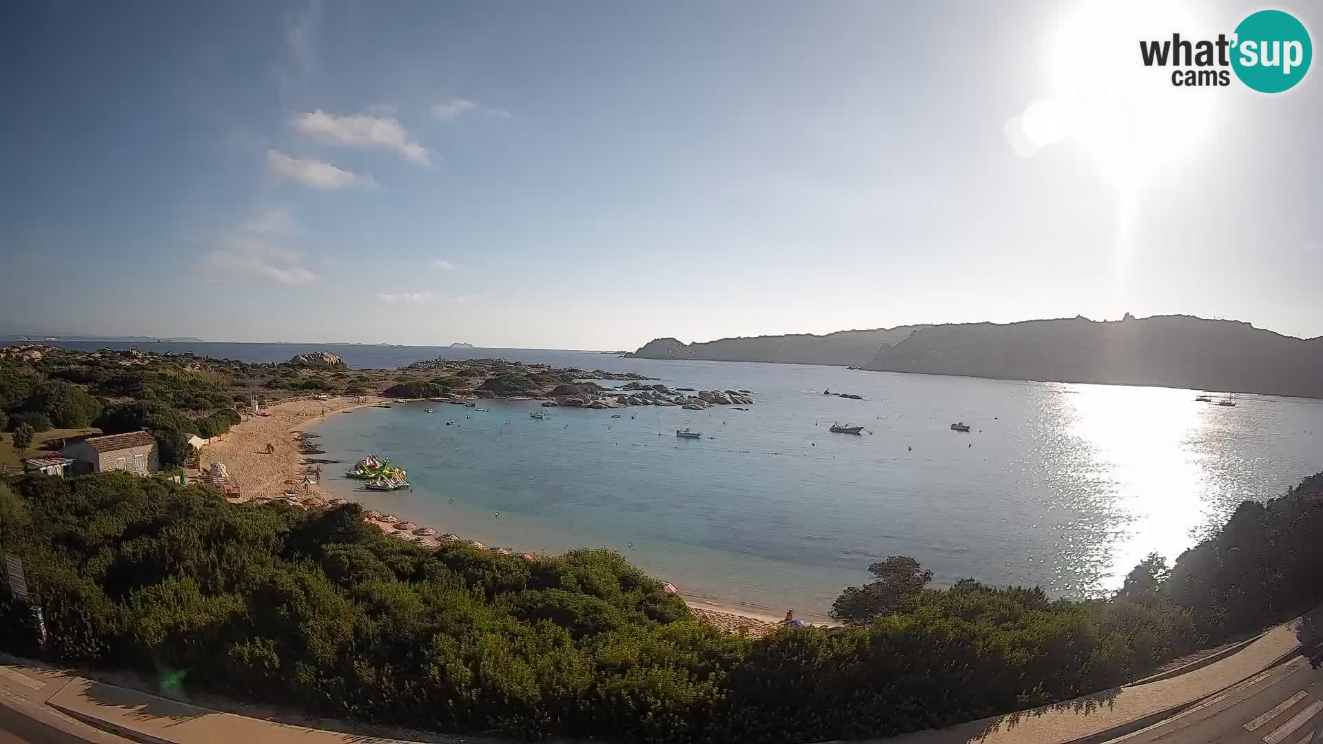 Webcam Rena di Levante – Live View from Capo Testa