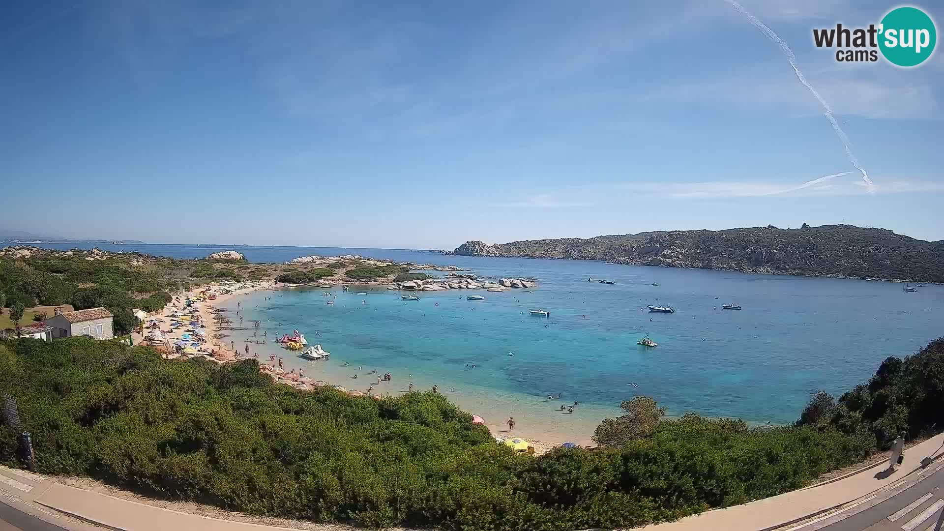 Webcam Rena di Levante – Live View from Capo Testa
