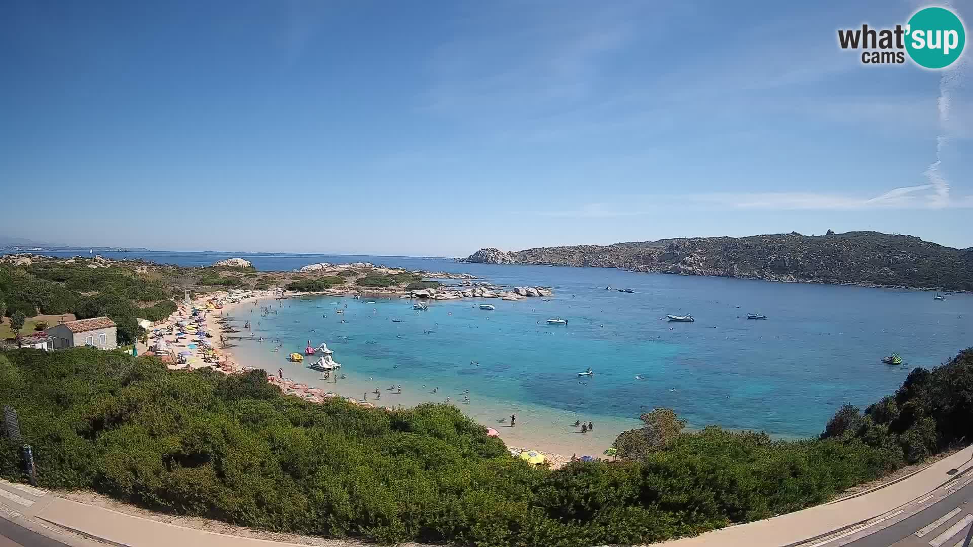 Webcam Rena di Levante – Live View from Capo Testa