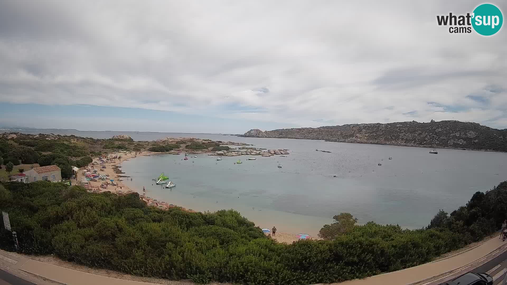 Webcam Rena di Levante – Live View from Capo Testa