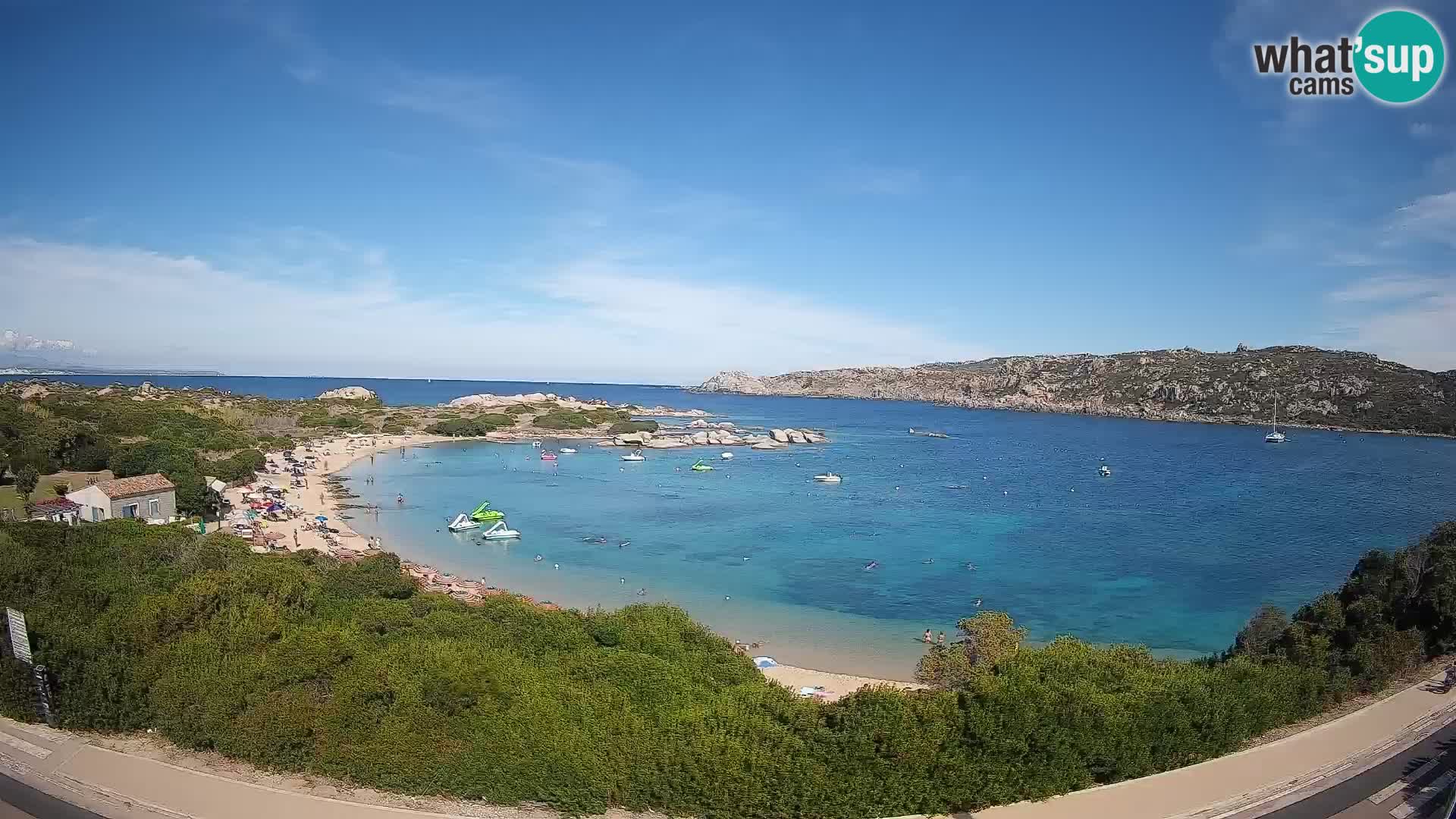 Webcam Rena di Levante – Live View from Capo Testa