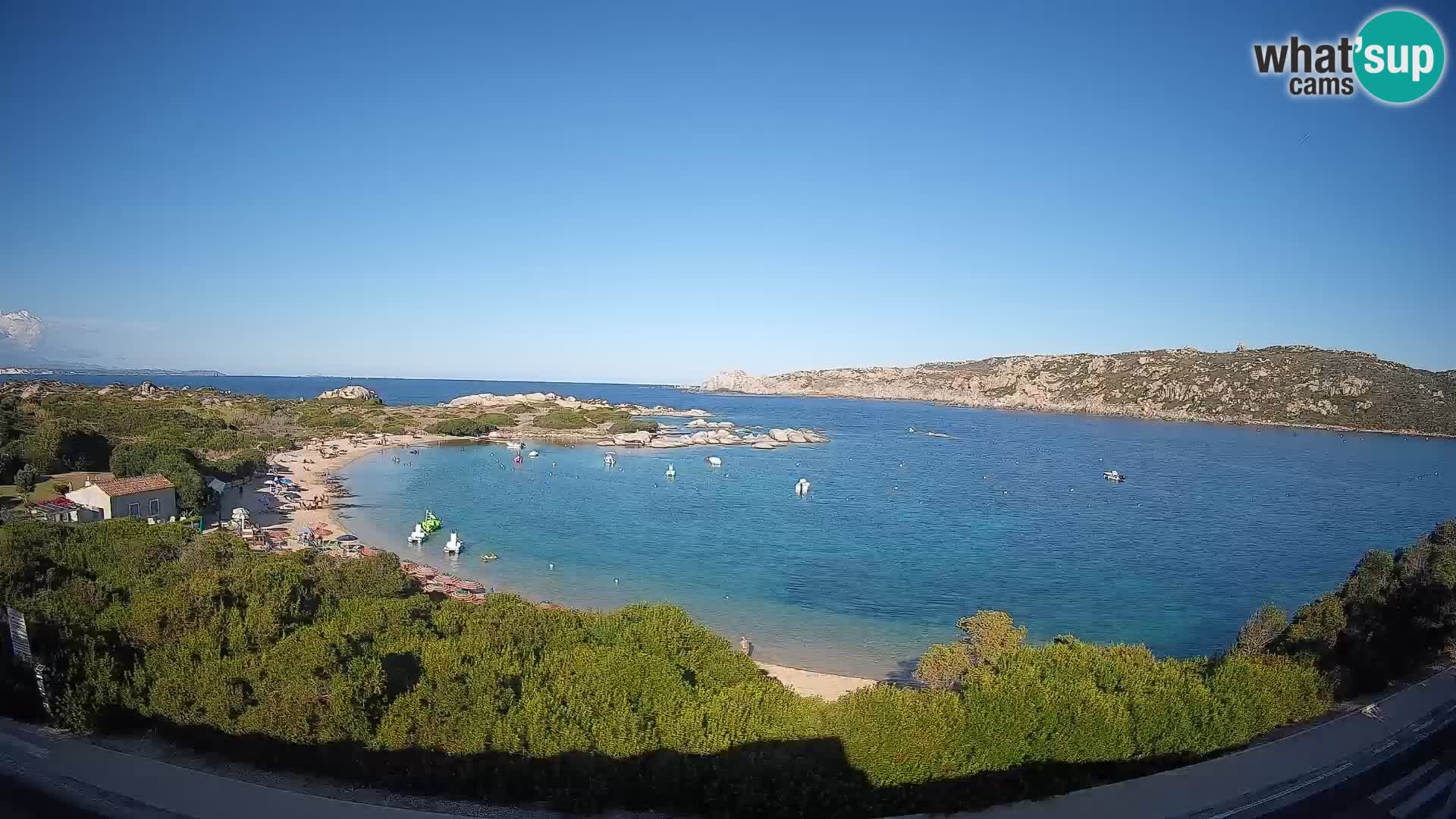 Webcam Rena di Levante – Live View from Capo Testa