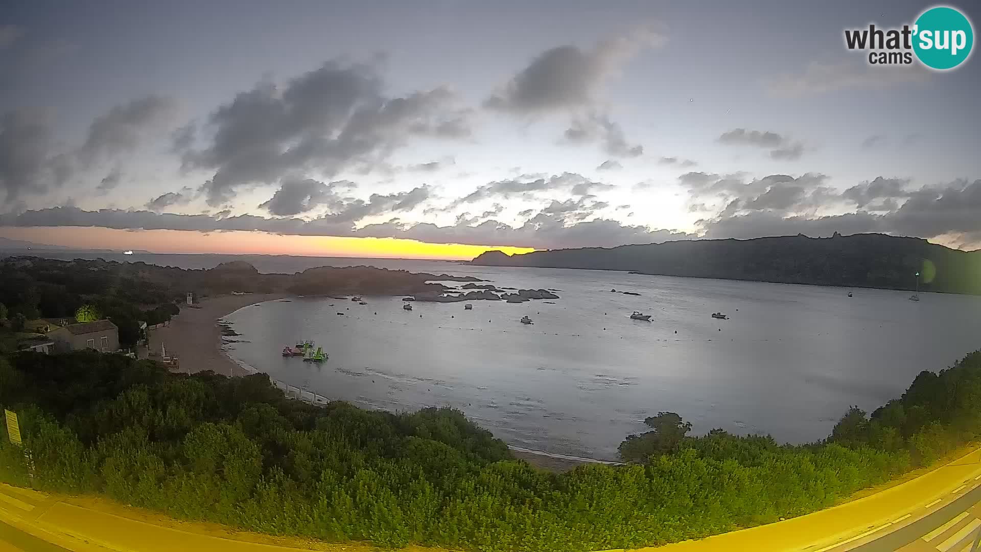 Webcam Rena di Levante – Live View from Capo Testa