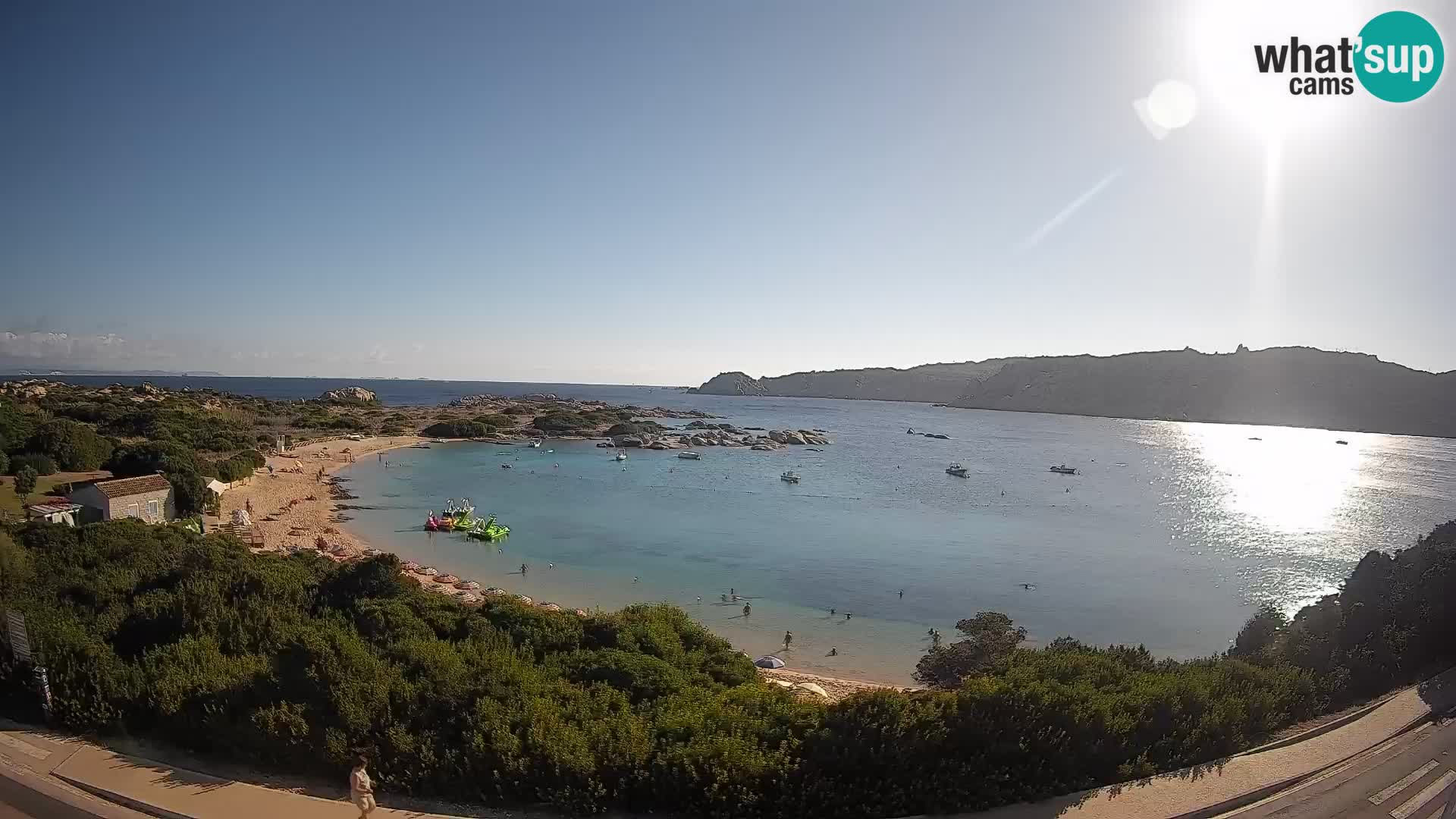 Webcam Rena di Levante – Live View from Capo Testa