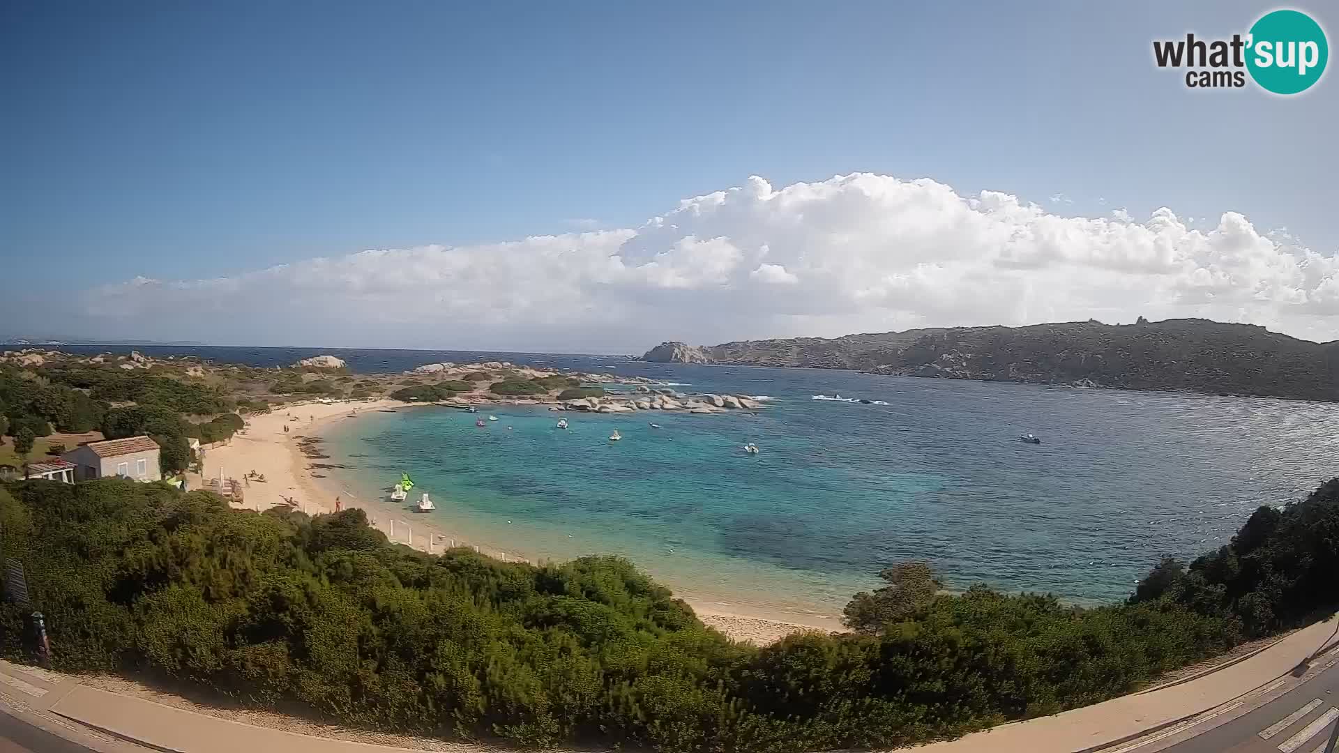 Webcam Rena di Levante – Live View from Capo Testa