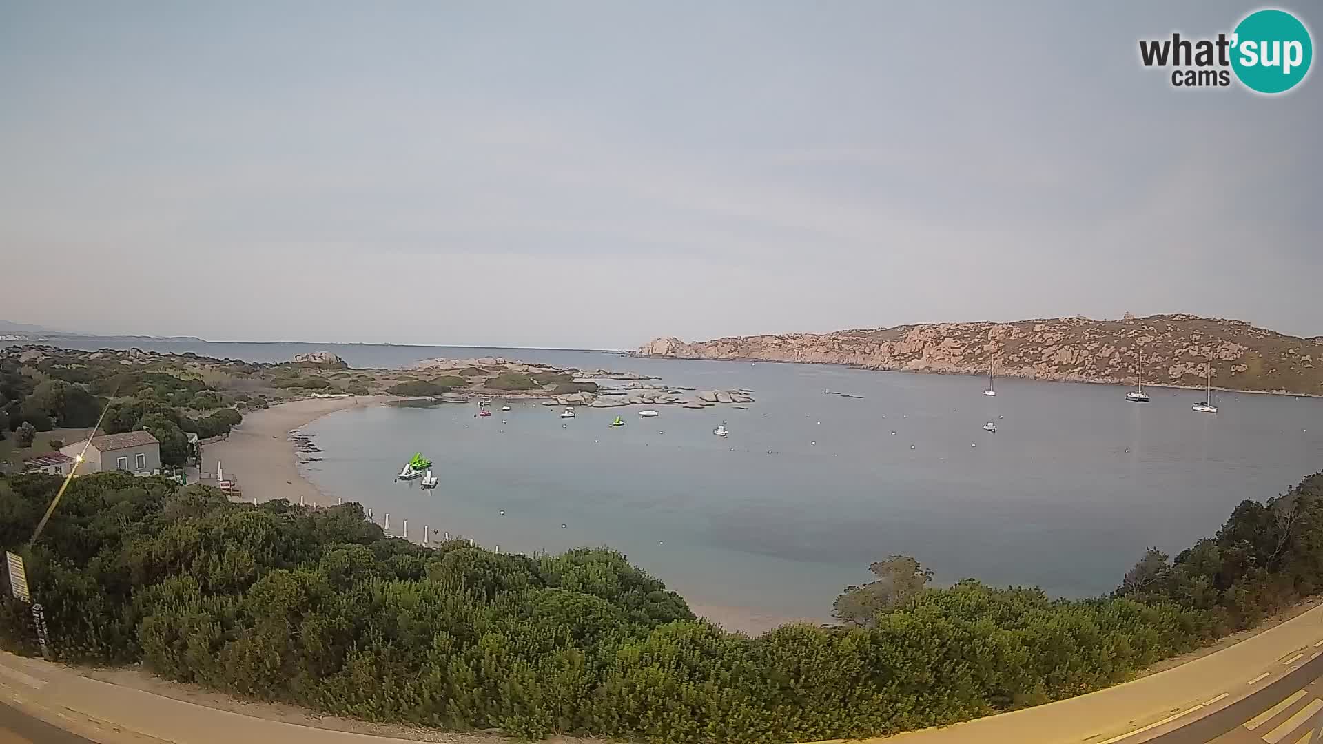 Webcam Rena di Levante – Live View from Capo Testa