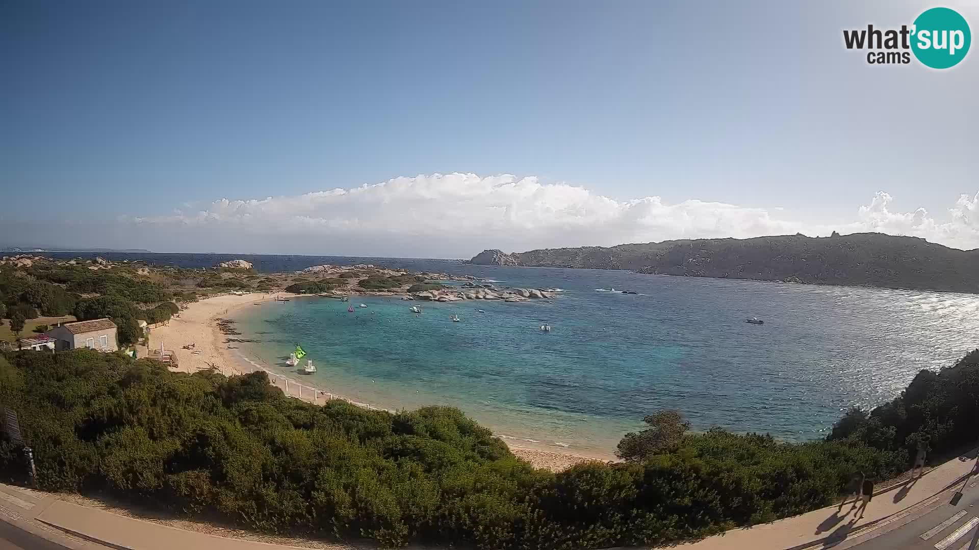 Webcam Rena di Levante – Live View from Capo Testa