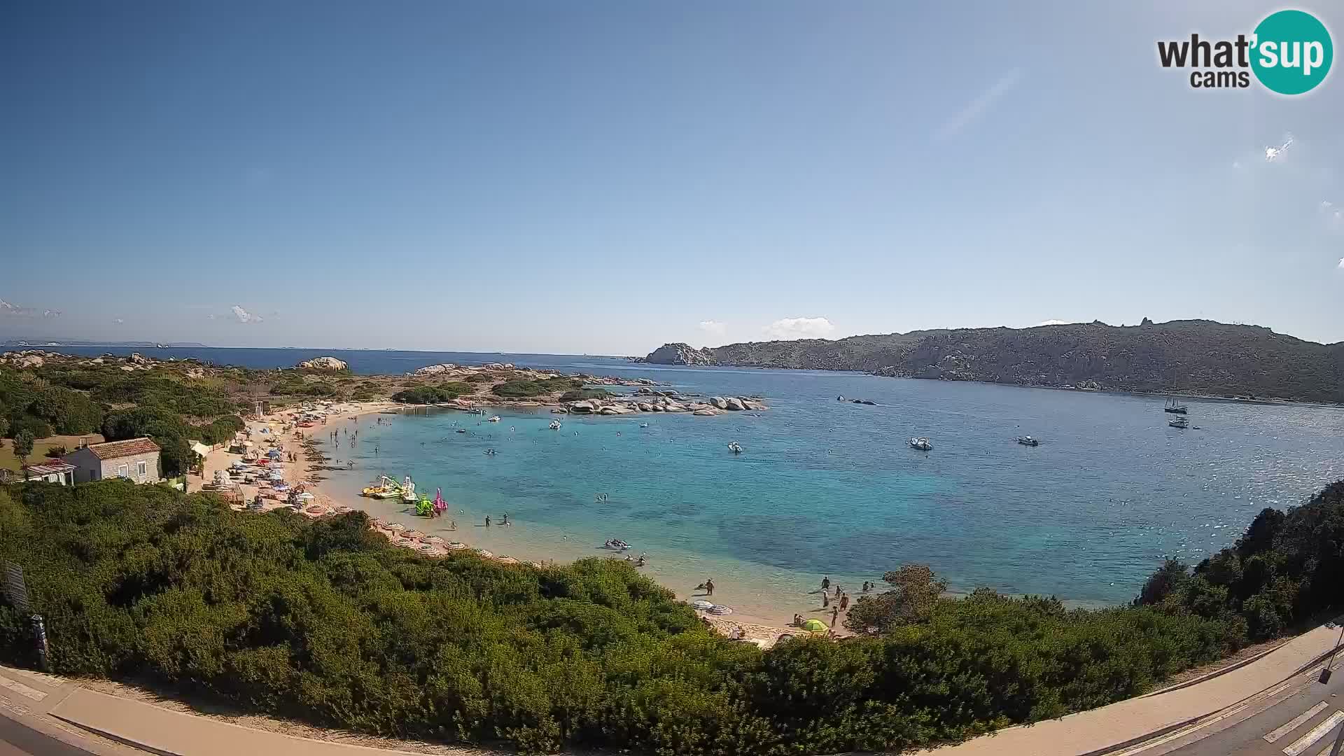 Webcam Rena di Levante – Live View from Capo Testa