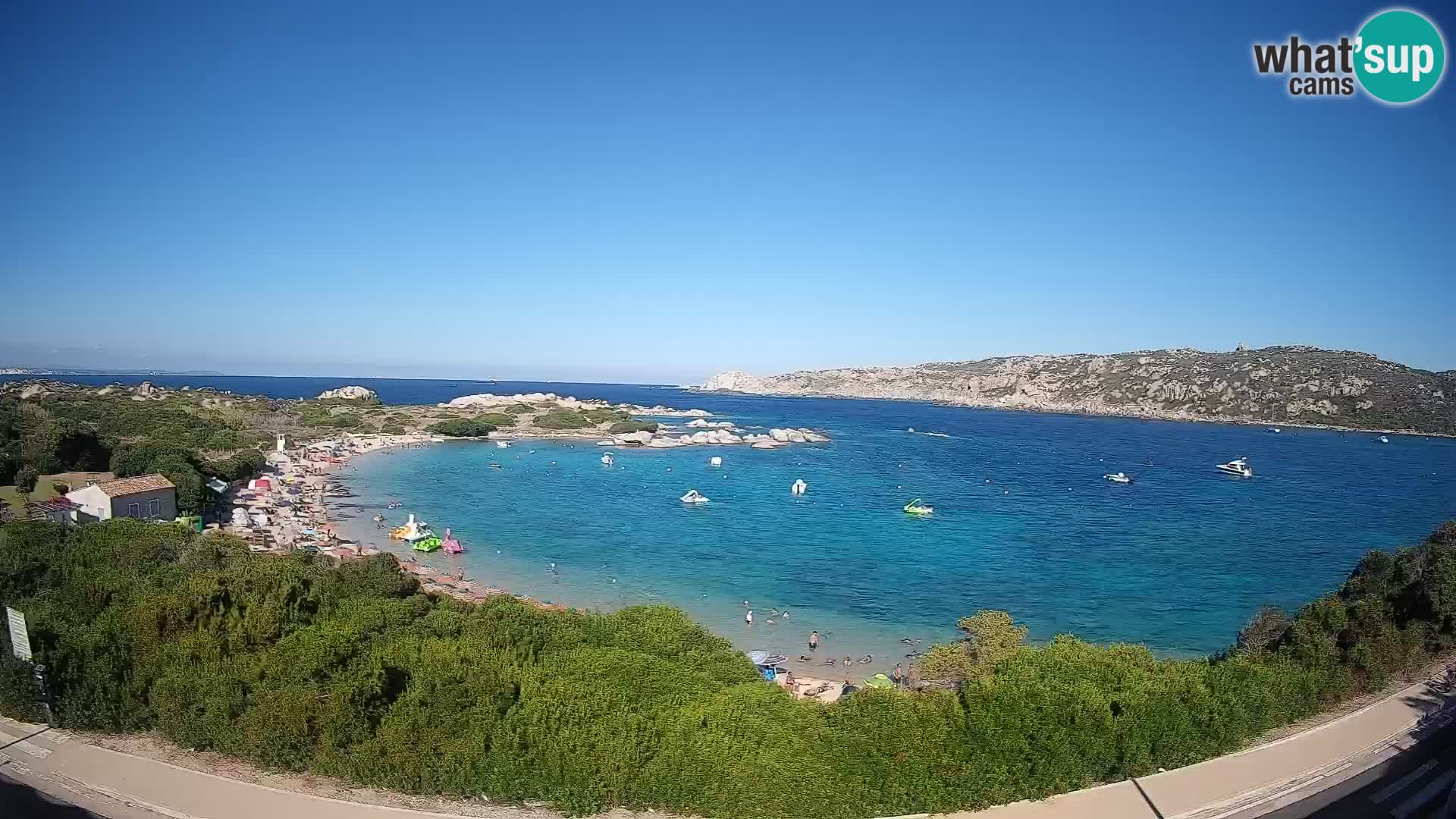 Webcam Rena di Levante – Live View from Capo Testa