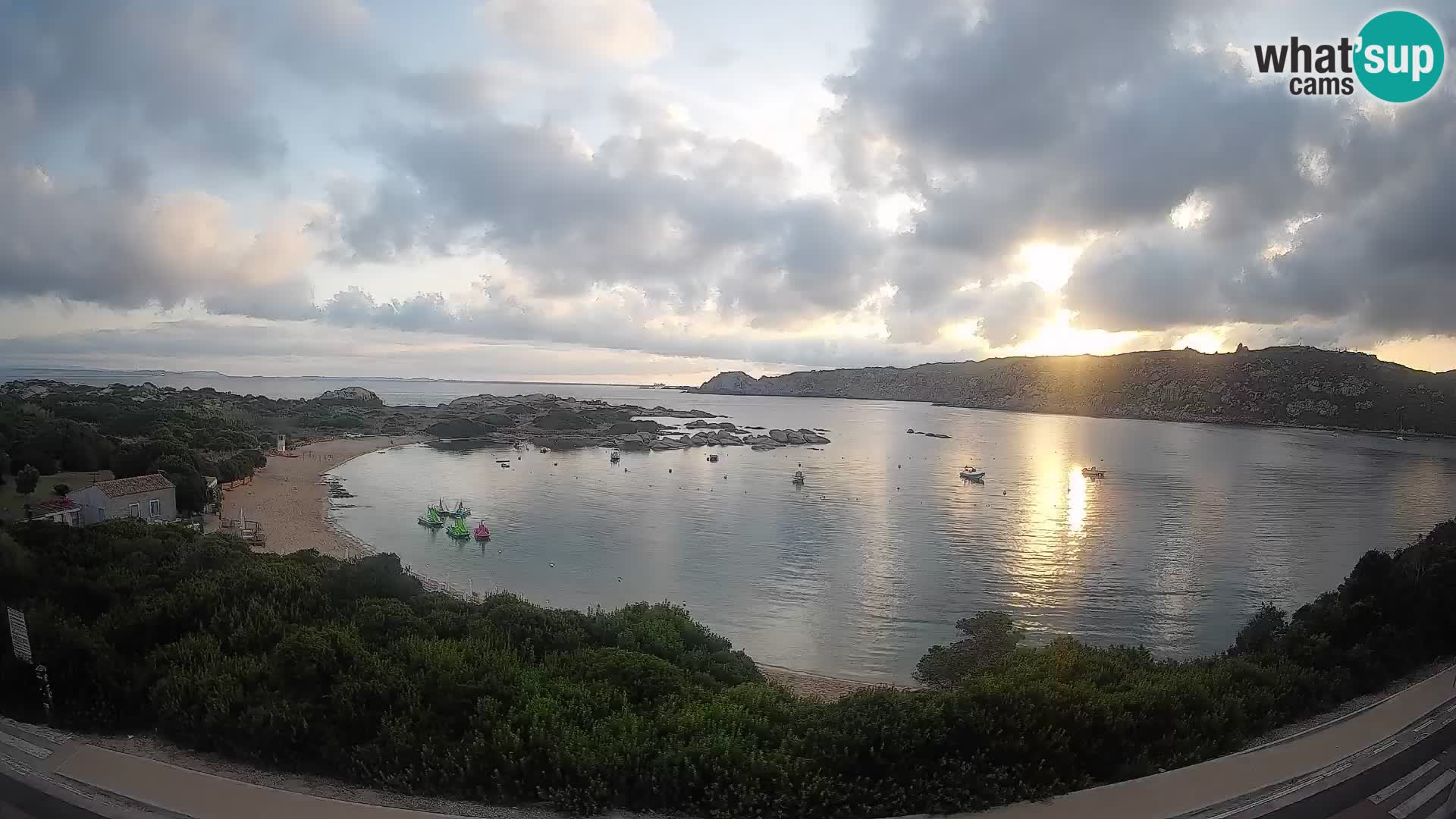 Webcam Rena di Levante – Live View from Capo Testa